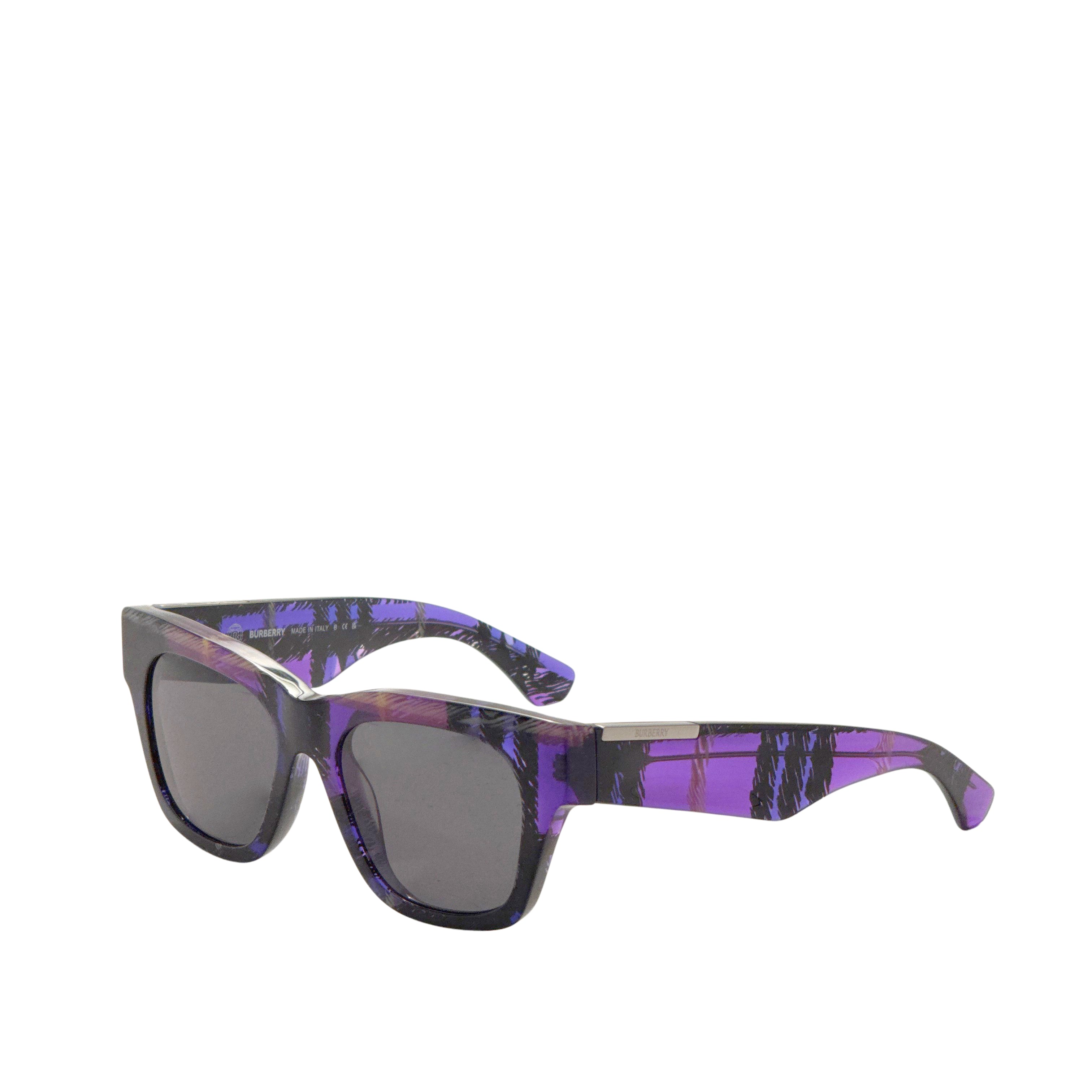 Burberry Women's 52mm Checker Violet Sunglasses BE4424-411387-52