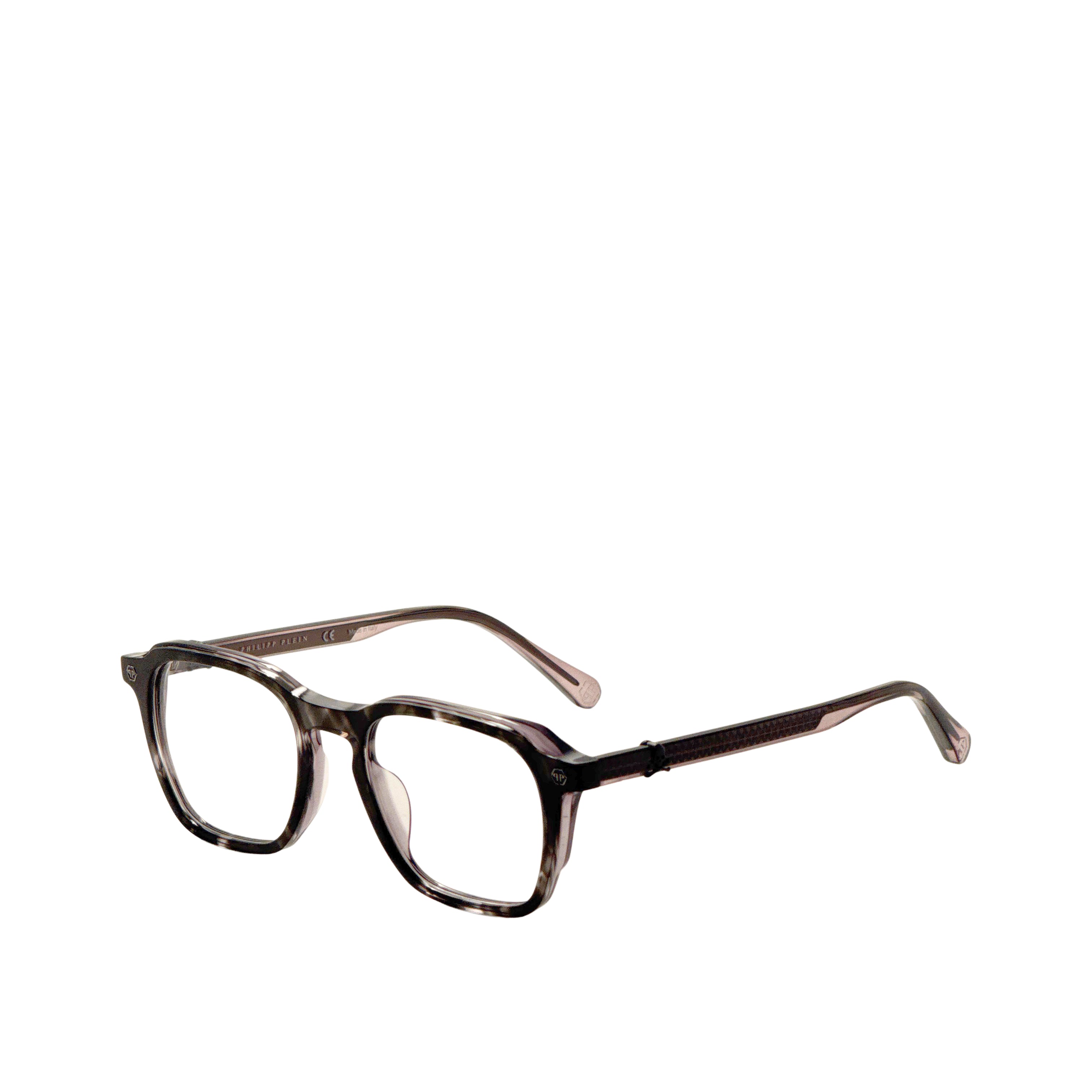 Philipp Plein Men's 51mm Grey Crystal Eyeglasses VPP059V510AHU