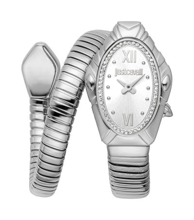 Just Cavalli Women's Lirica 25mm Silver Quartz Watch JC1L357M0015