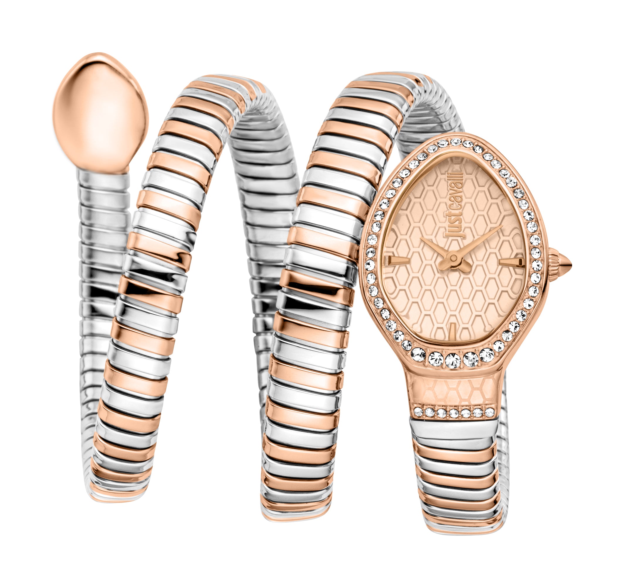 Just Cavalli Women's Carezza 22mm Rose Gold Quartz Watch JC1L372M0065