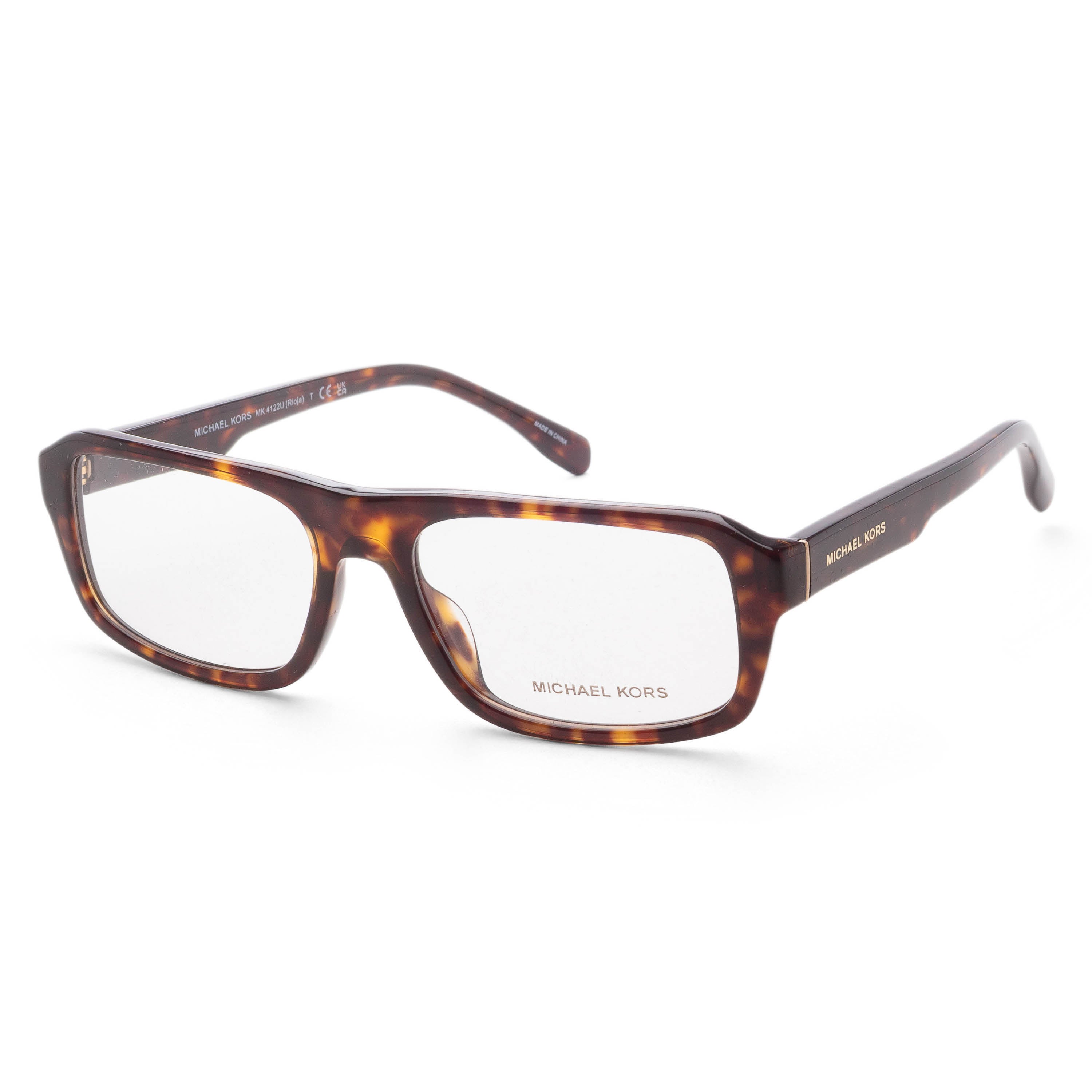 Michael Kors Men's Rioja 56mm Dark Tortoise Eyeglasses MK4122U-3006-56