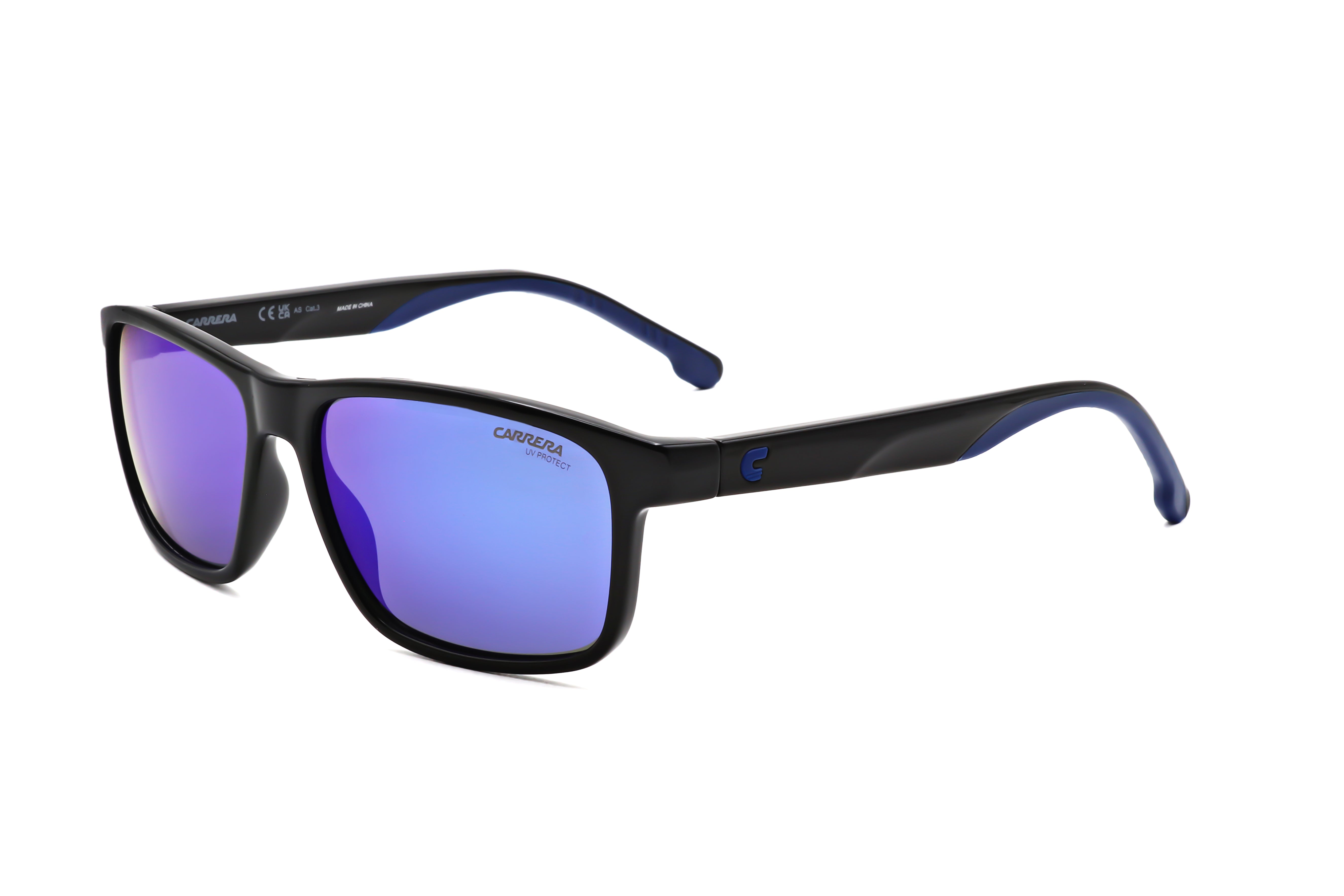 Carrera Men's 54mm Black Blue Sunglasses CARRERA2047T-S-D51-54