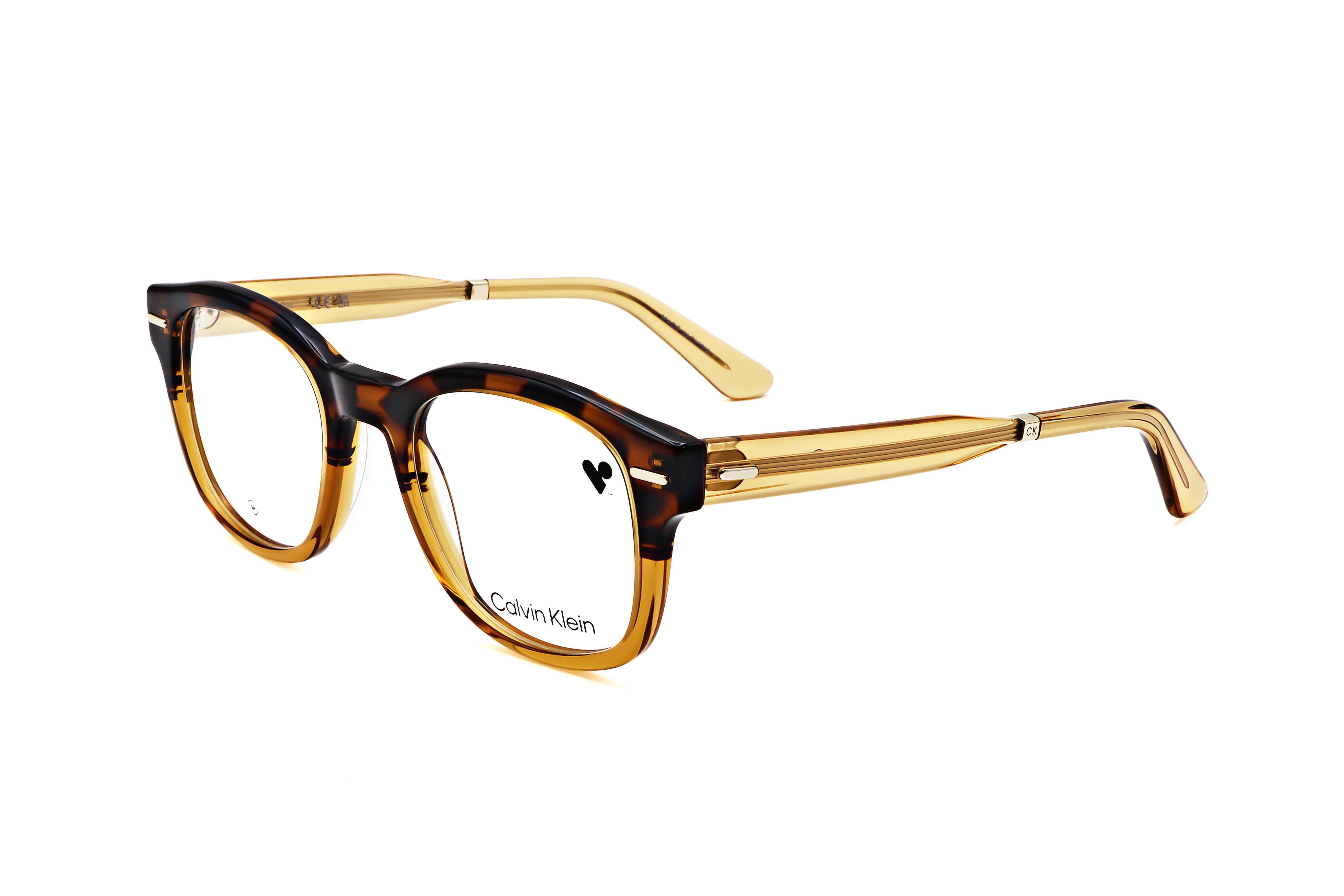 Calvin Klein Unisex 49 mm Brown Havana Eyeglasses CK23511-220