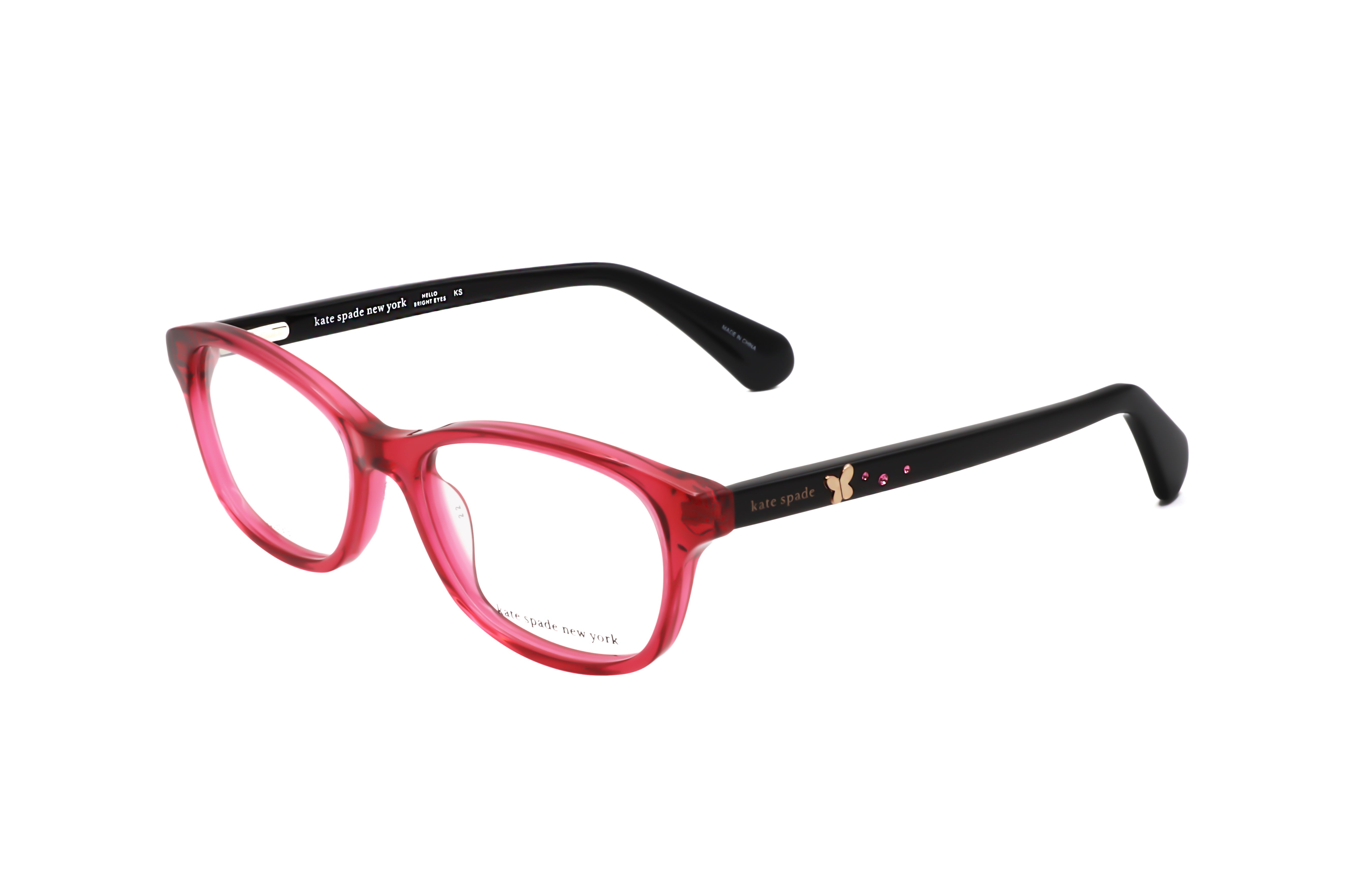Kate Spade Women's 48mm Pink Black Eyeglasses EMMI-130-48