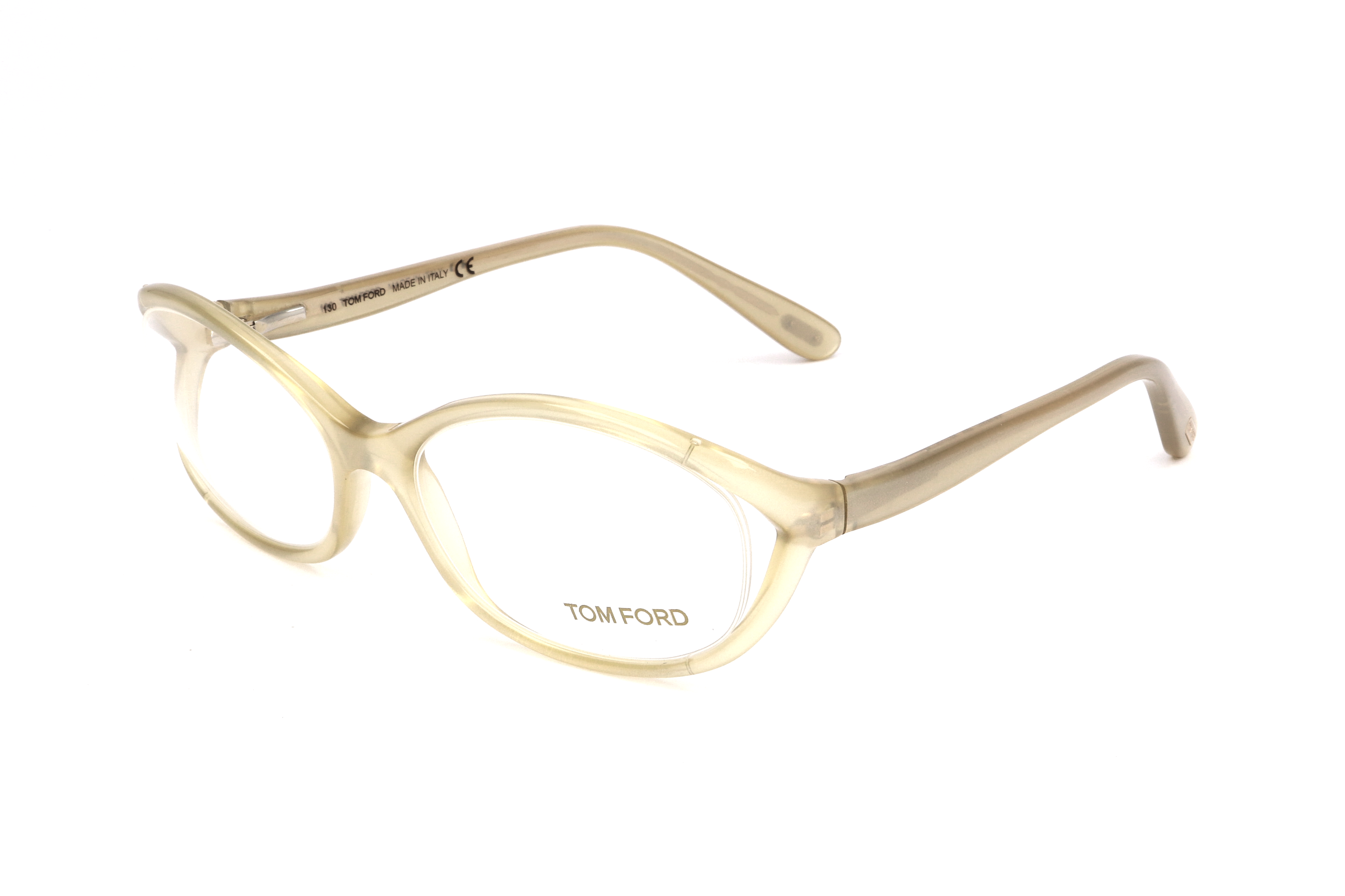 Tom Ford Women's 55 mm Beige Eyeglasses FT5070-467-53