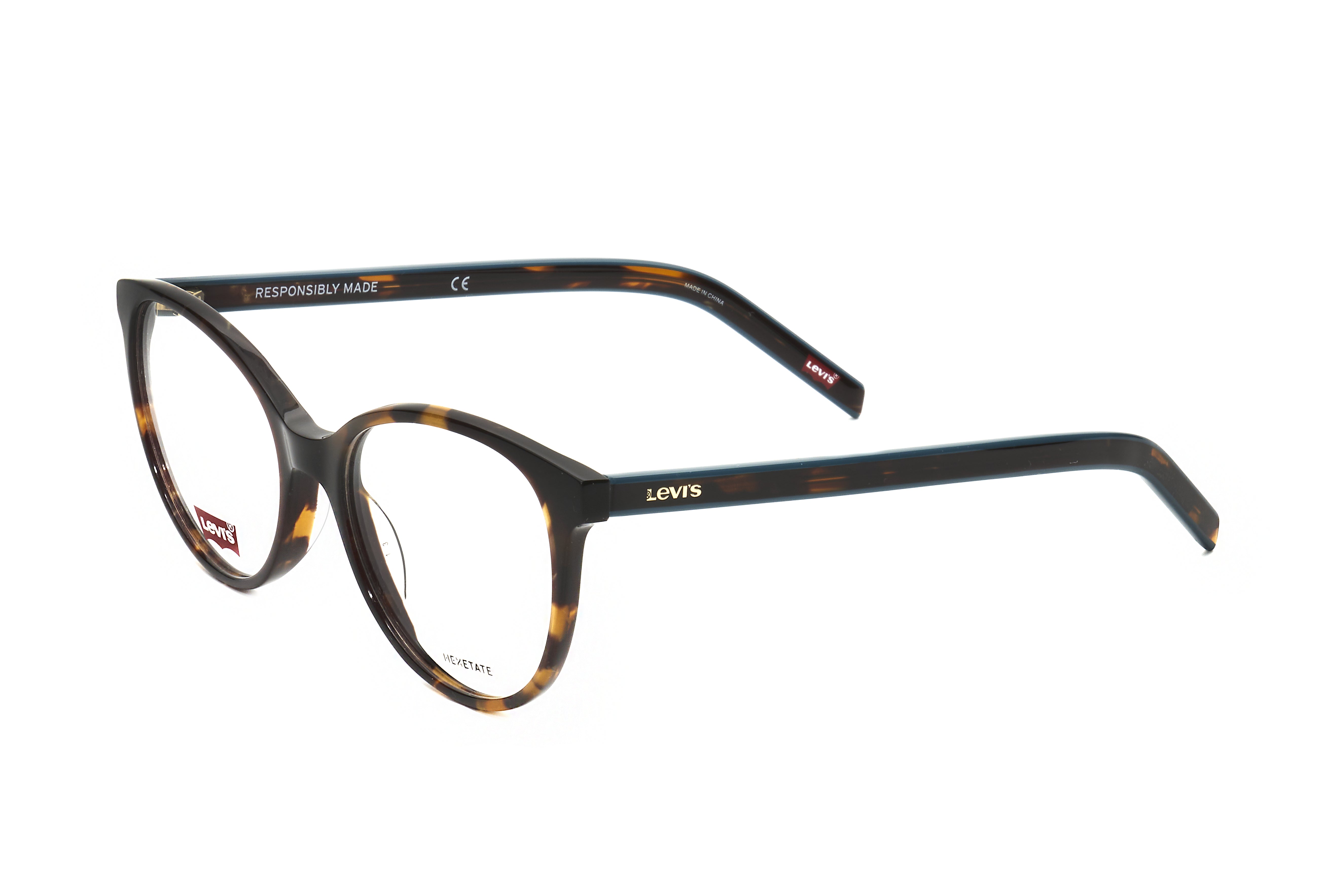 Levi's Women's 51 mm Havana Eyeglasses LV1031-0086-17