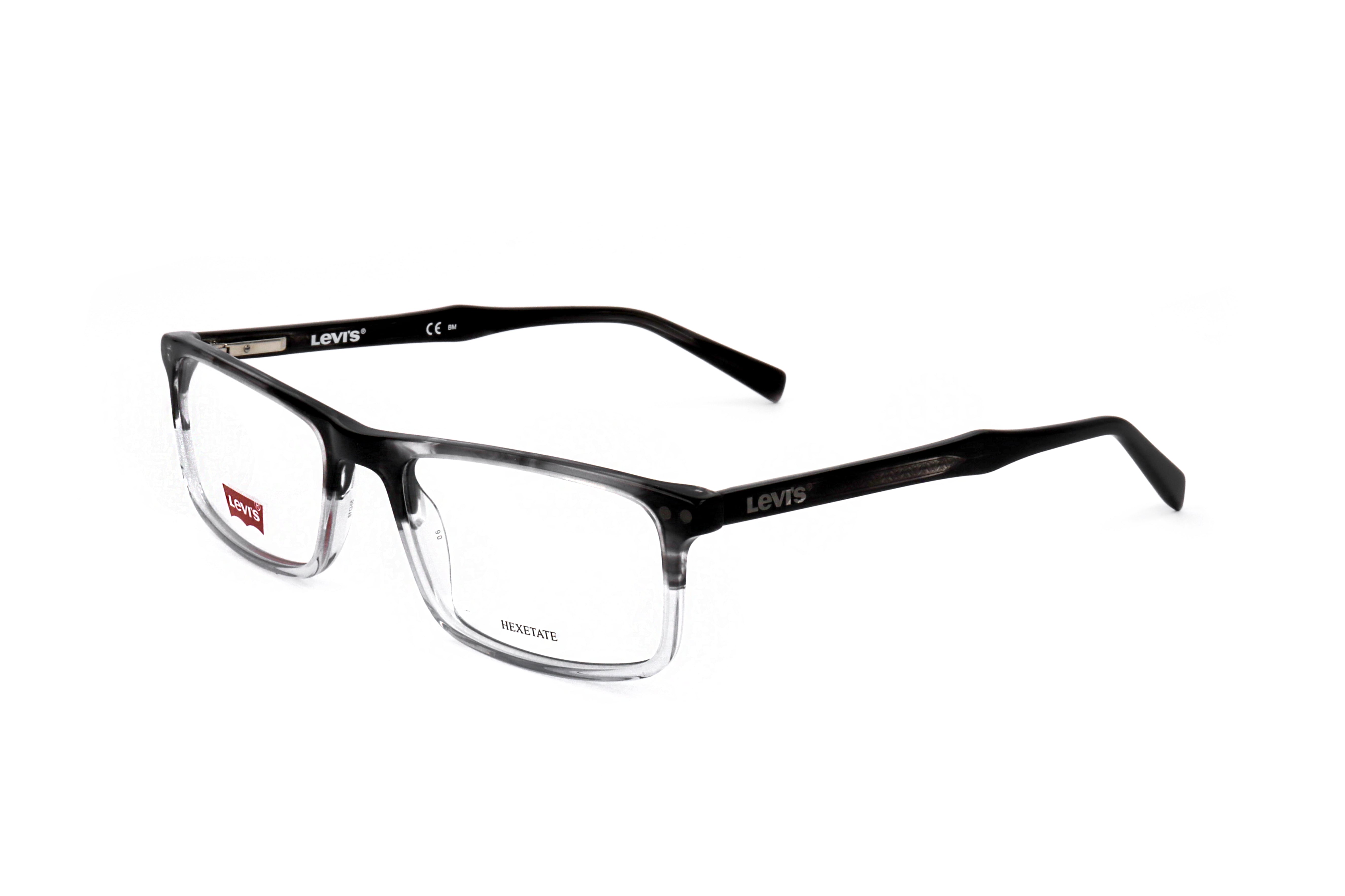 Levi's Men's 55 mm Grey Horn Eyeglasses LV5020-02W8-19
