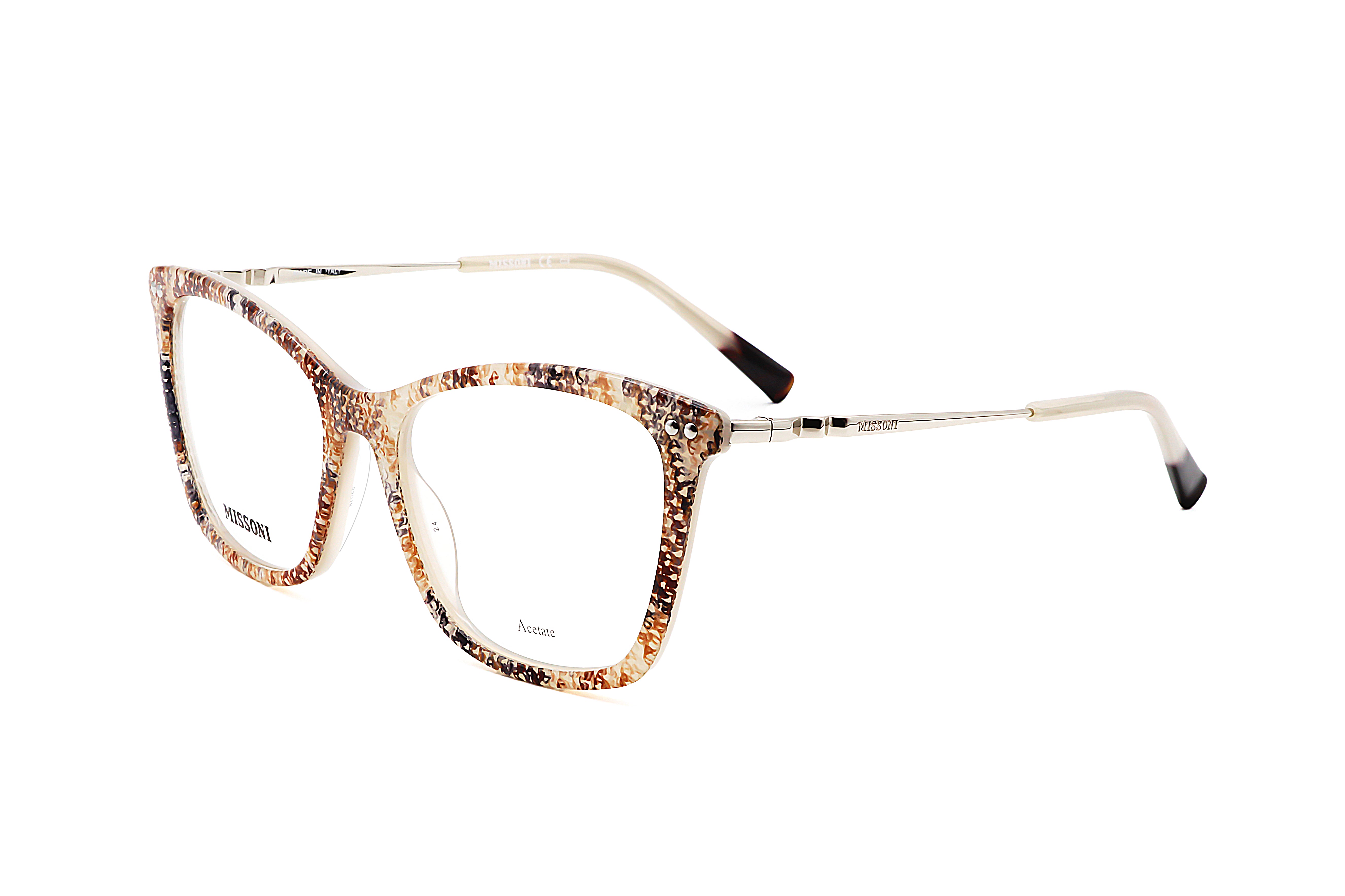 Missoni Woman 53mm Beige Pattern Eyeglasses MIS0108-Z9K-53