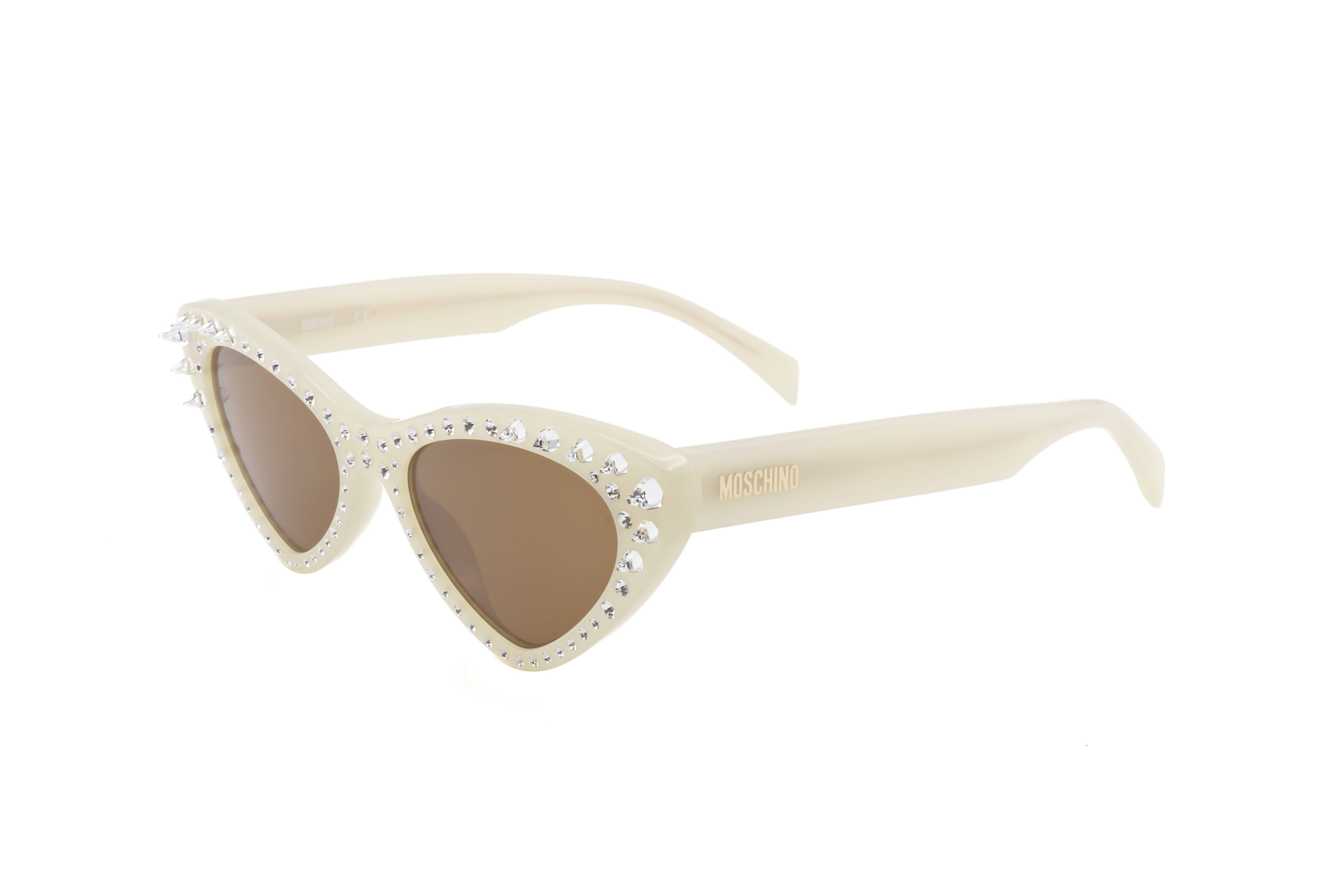 Moschino Women's 52 mm White Sunglasses MOS006SSTR-0SZJ-70