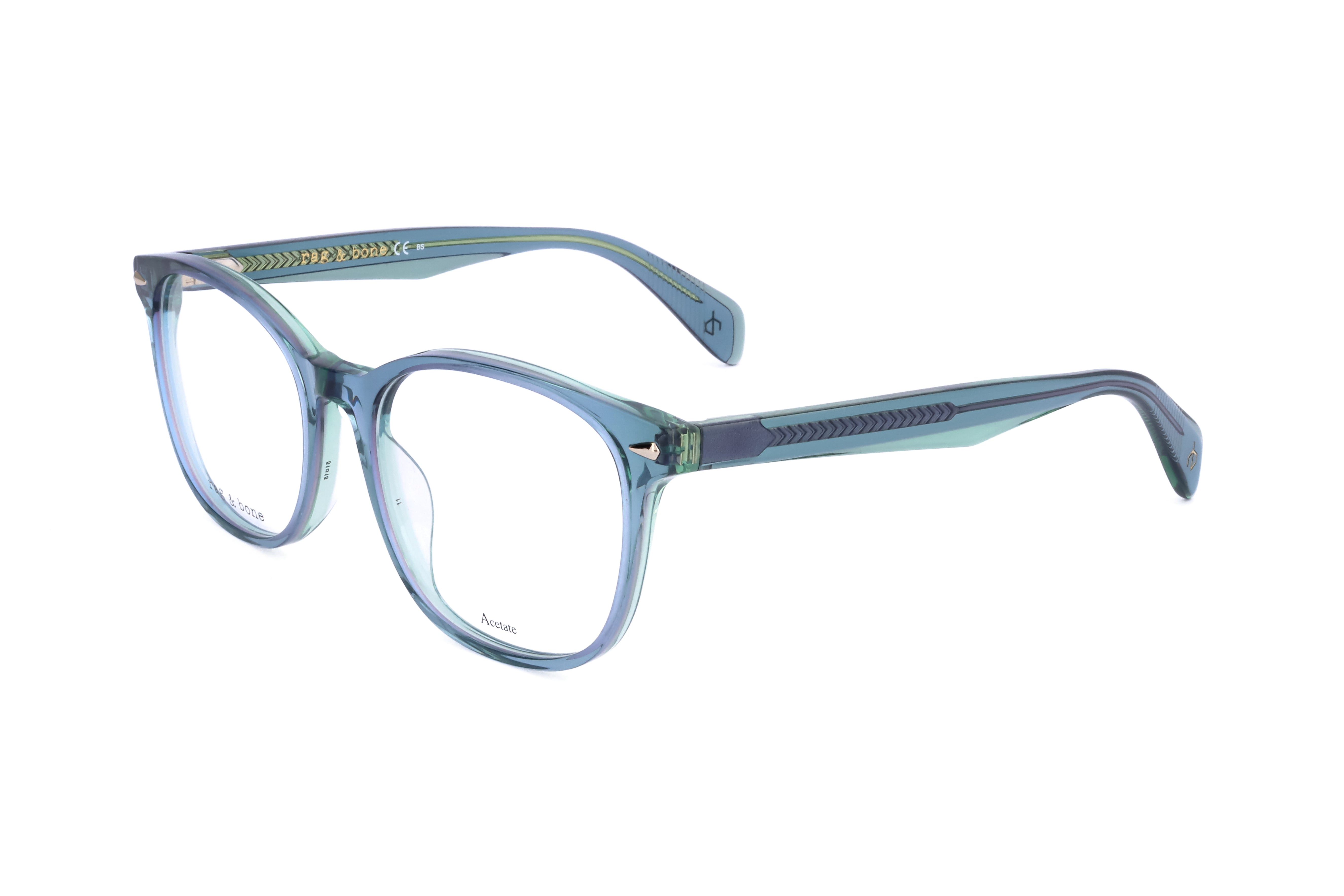 Rag & Bone Women's 51 mm Blue Eyeglasses RNB3017-PJP-51