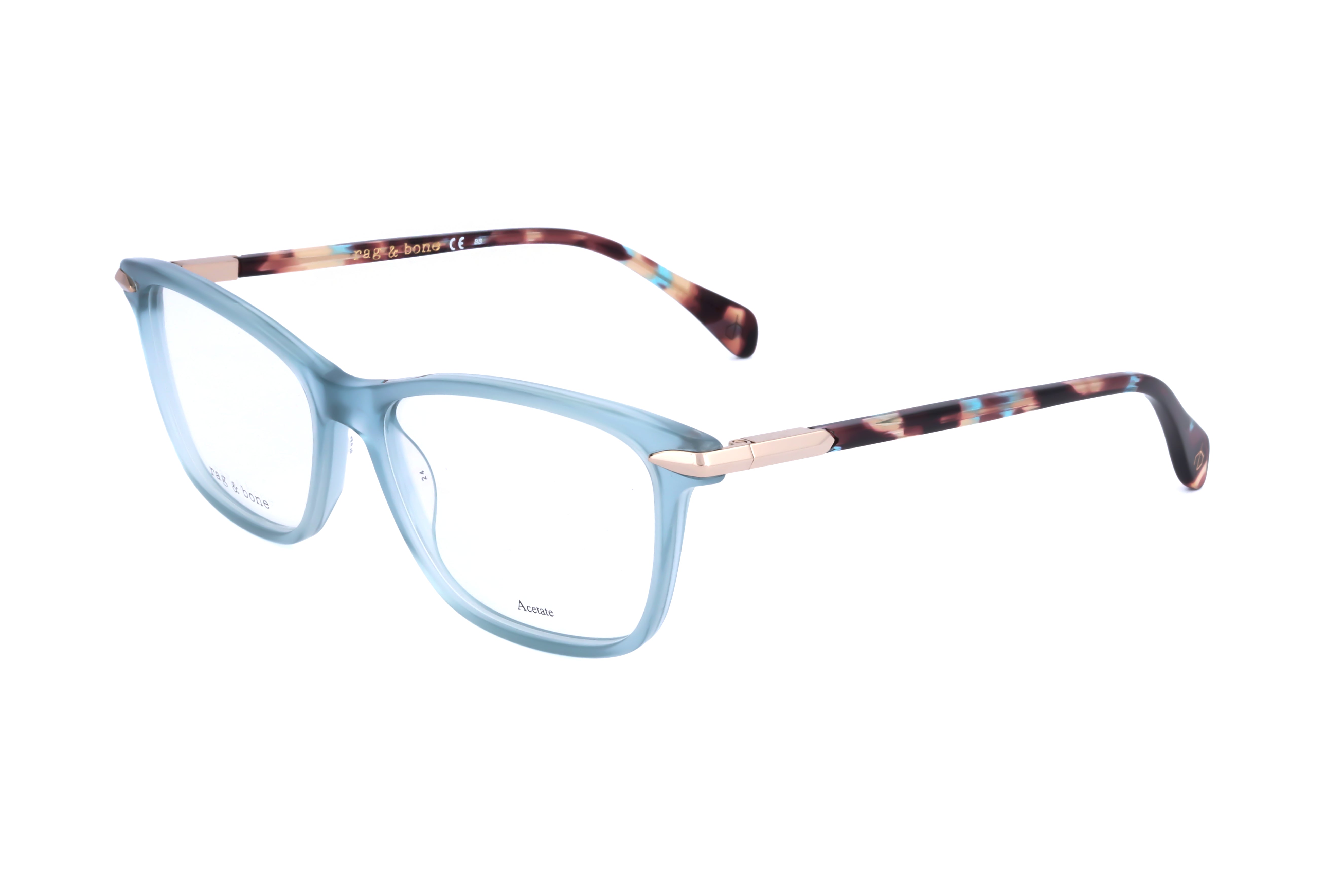Rag & Bone Women's 54 mm Light Blue Eyeglasses RNB3031-PJP-54