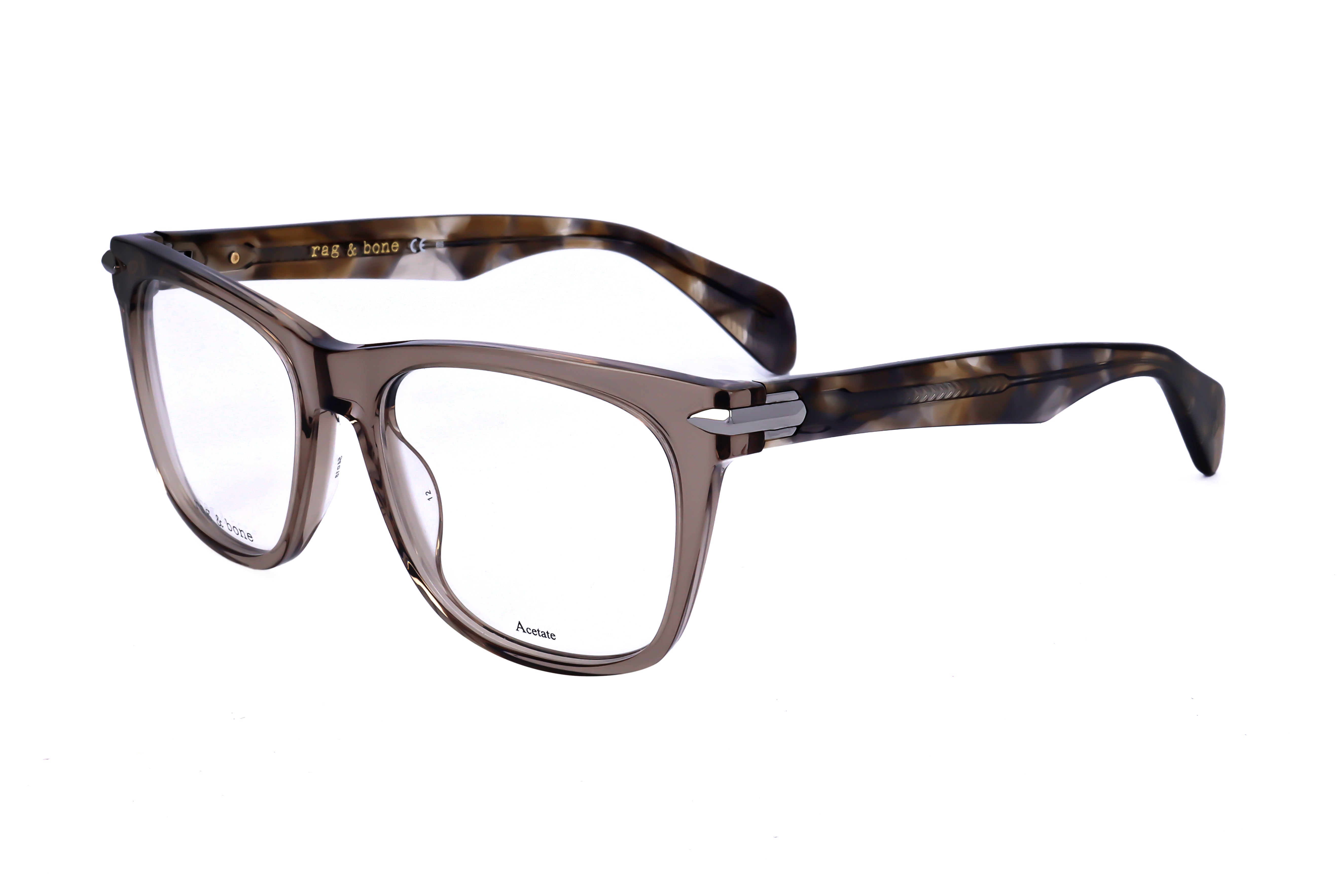 Rag & Bone Men's 54 mm Grey Beige Eyeglasses RNB7004-YQL-54