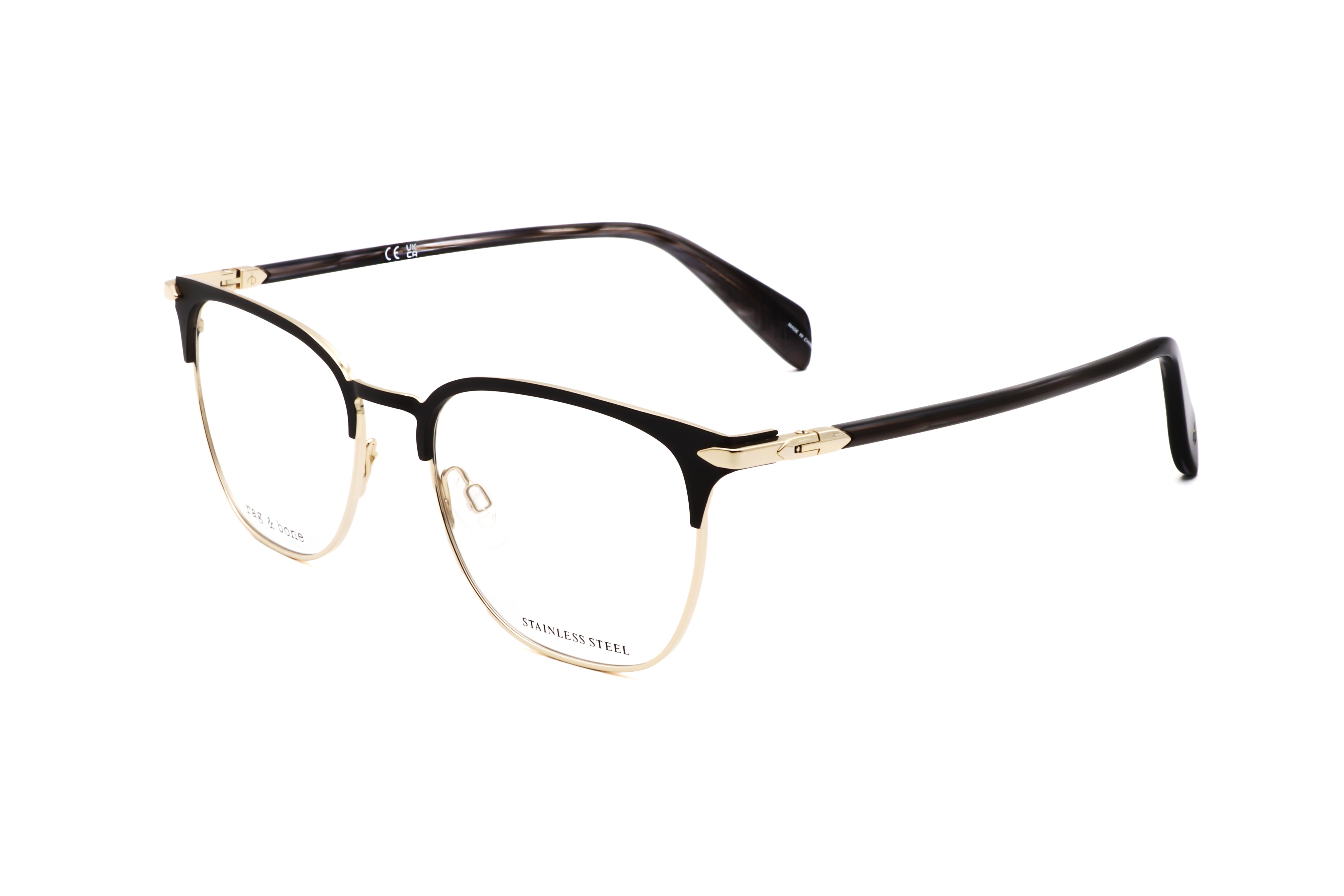 Rag & Bone Men's 53 mm Matte Black Eyeglasses RNB7057-G-003-53