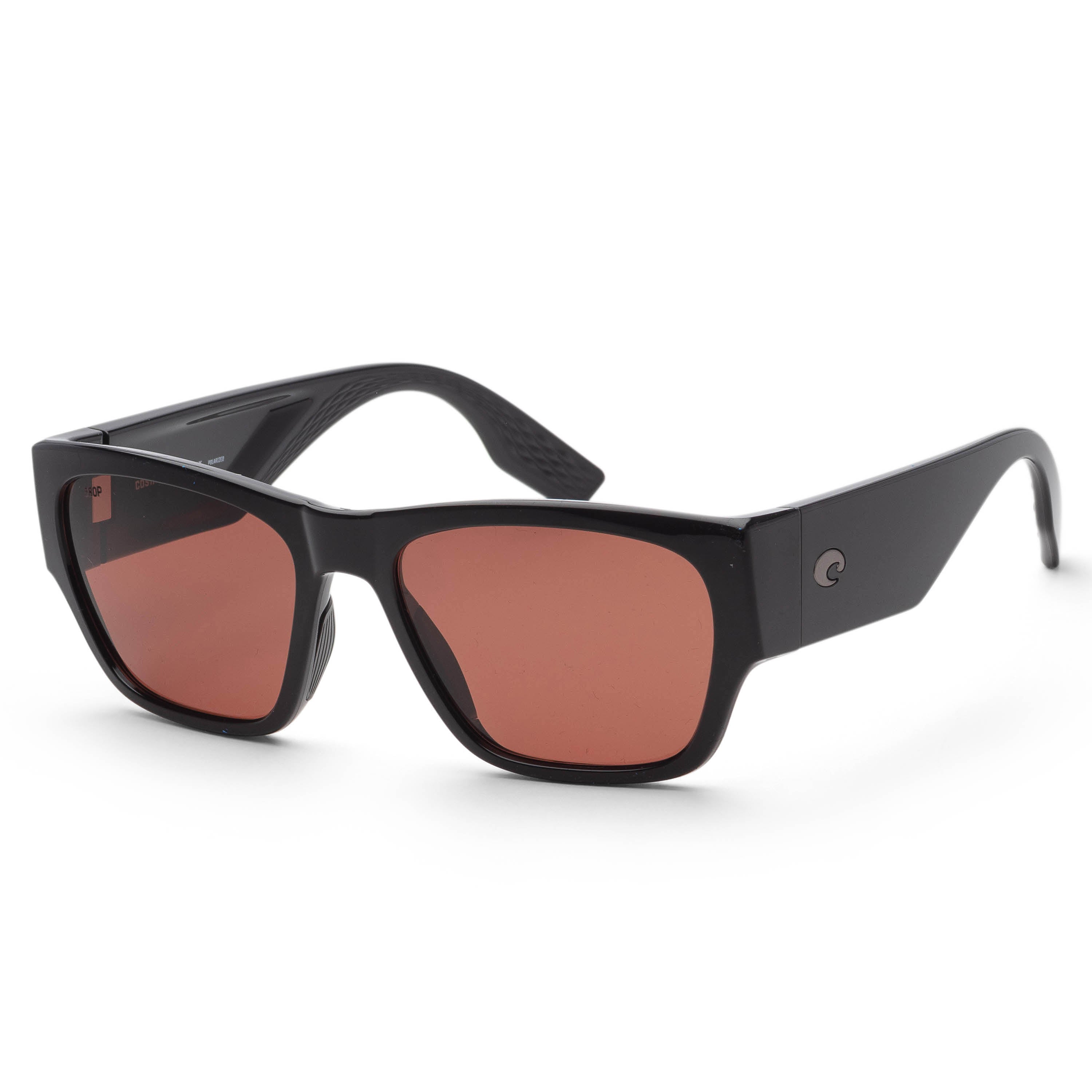 Costa del Mar Men's Sueno 57mm Shiny Black Polarized Sunglasses 6S9123-912302-57