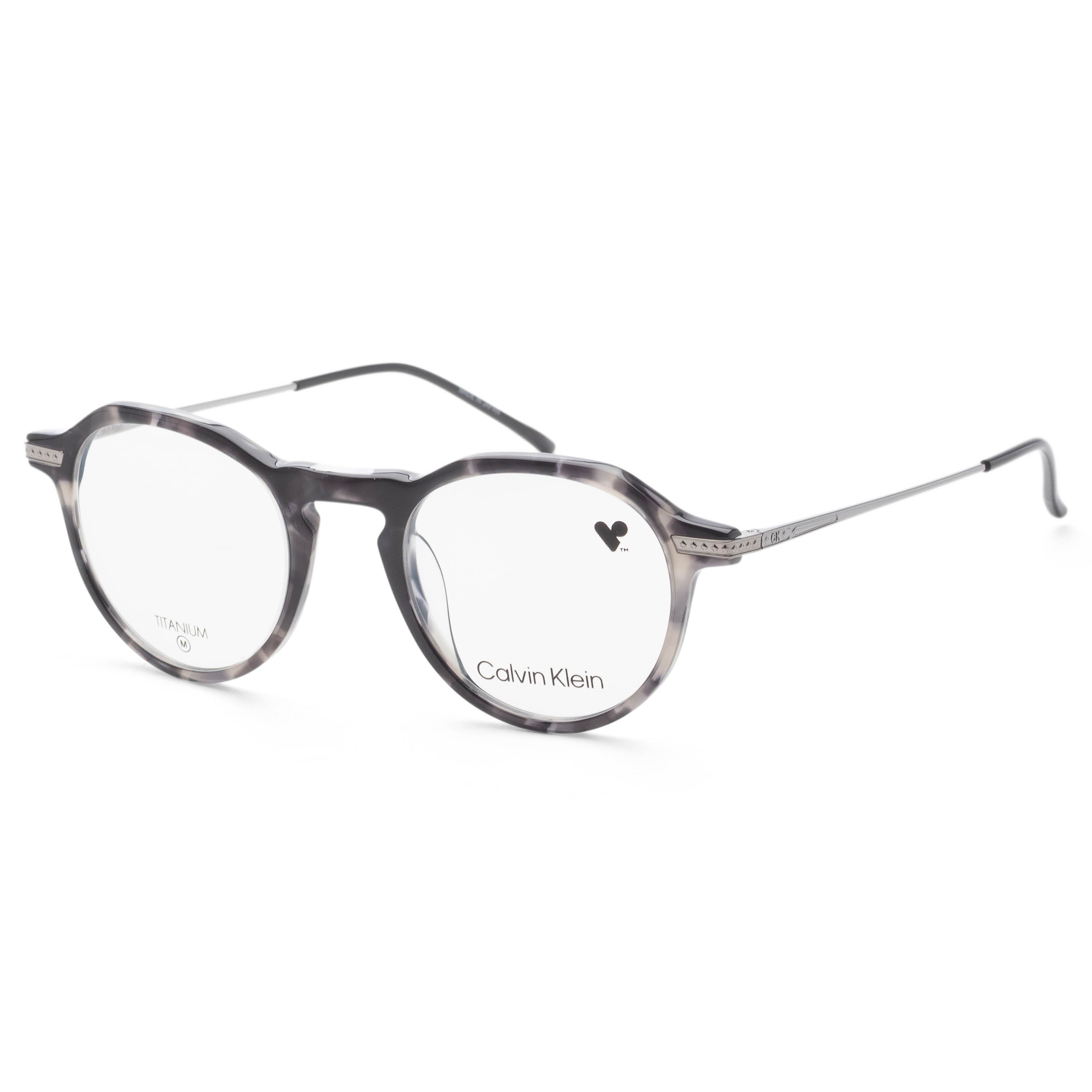 Calvin Klein Men's 48 mm Grey Havana Eyeglasses CK23532T-025