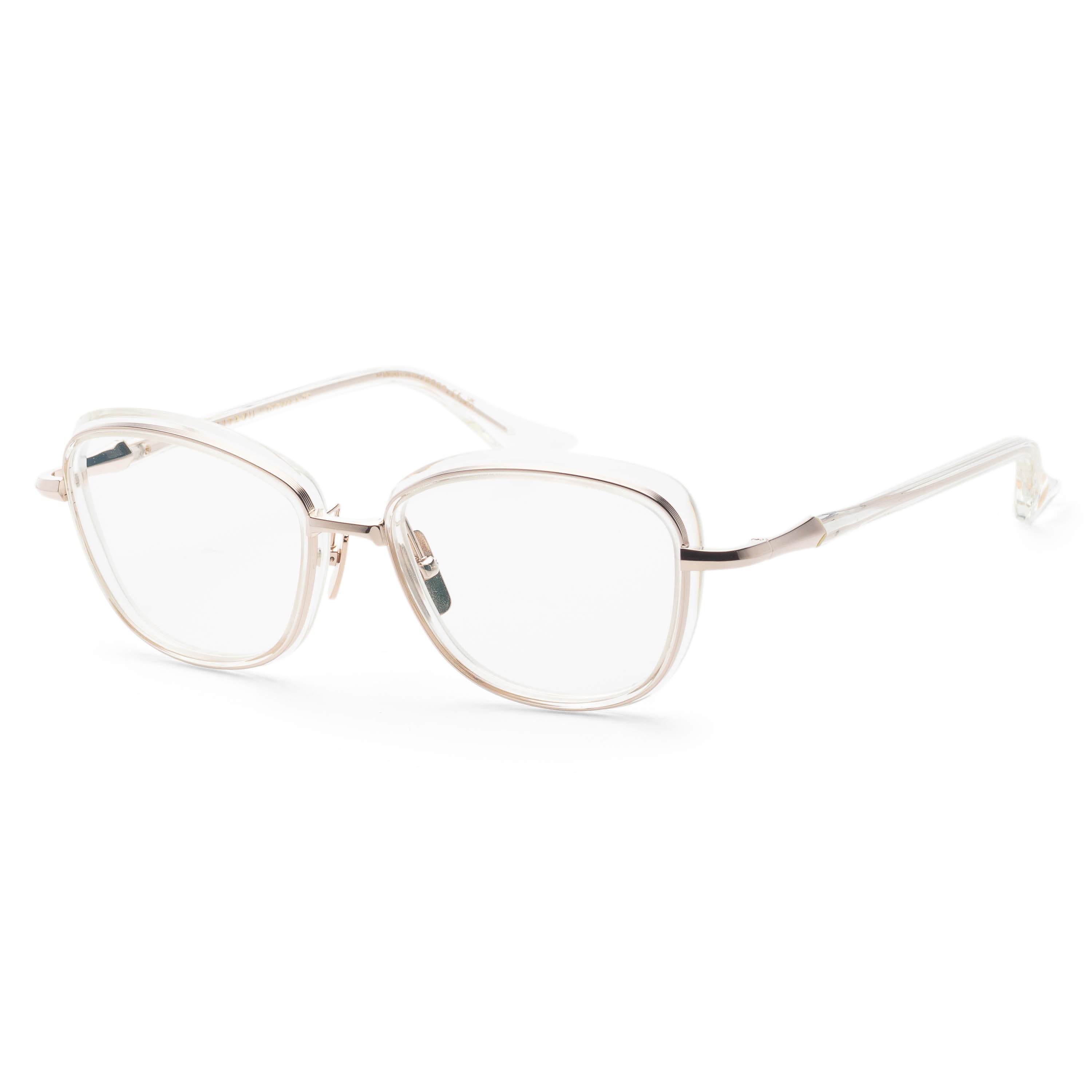 Dita Women's Litavu 54mm White Gold Eyeglasses DTX444-A-02