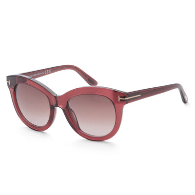 Tom Ford Women's Odette 53mm Shiny Bordeaux Sunglasses FT1189-69T-53