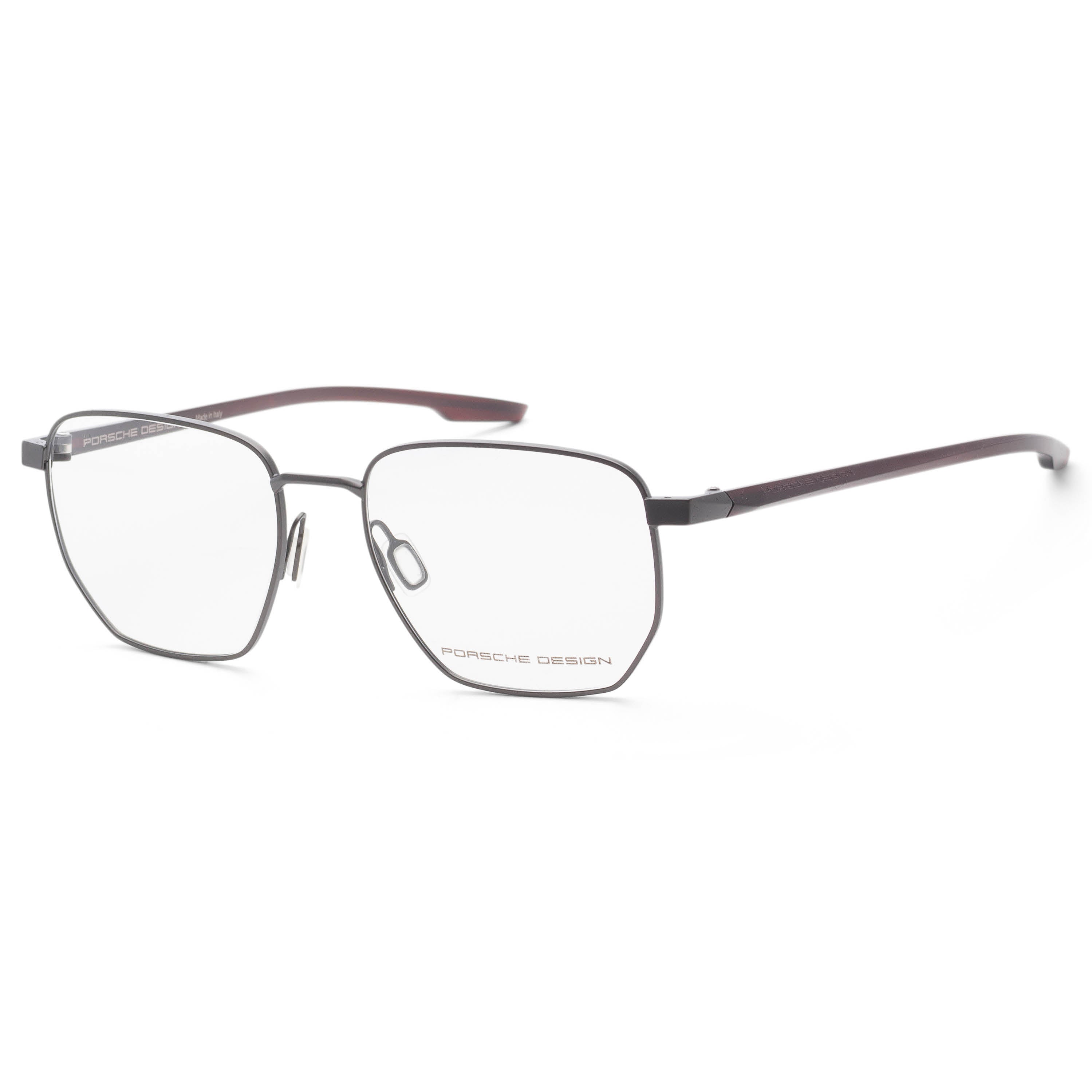 Porsche Design Men's 55mm Grey Brown Eyeglasses P8770-55C000