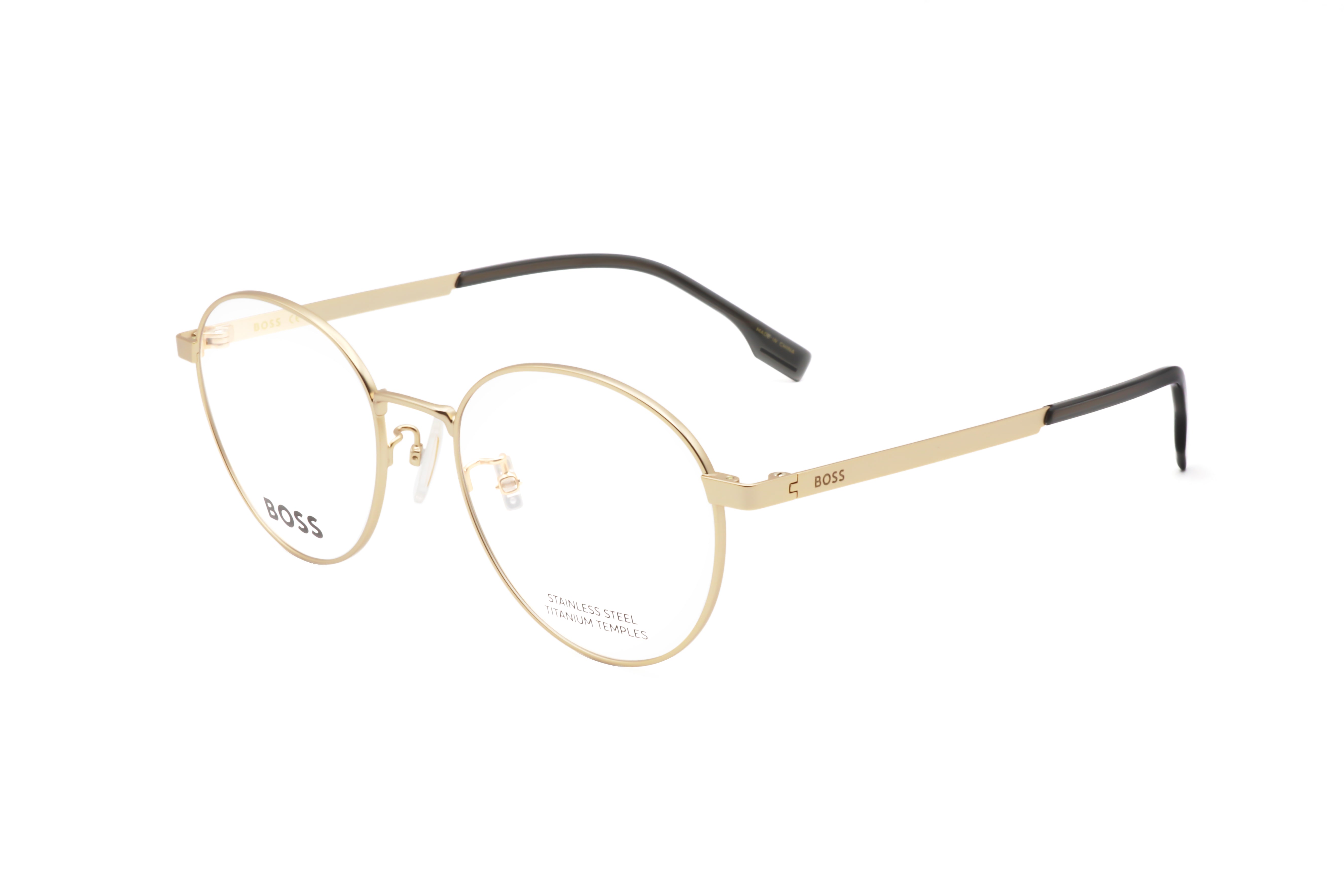 Hugo Boss Men's 52 mm Matte Gold Eyeglasses BOSS1475-F-AOZ-52