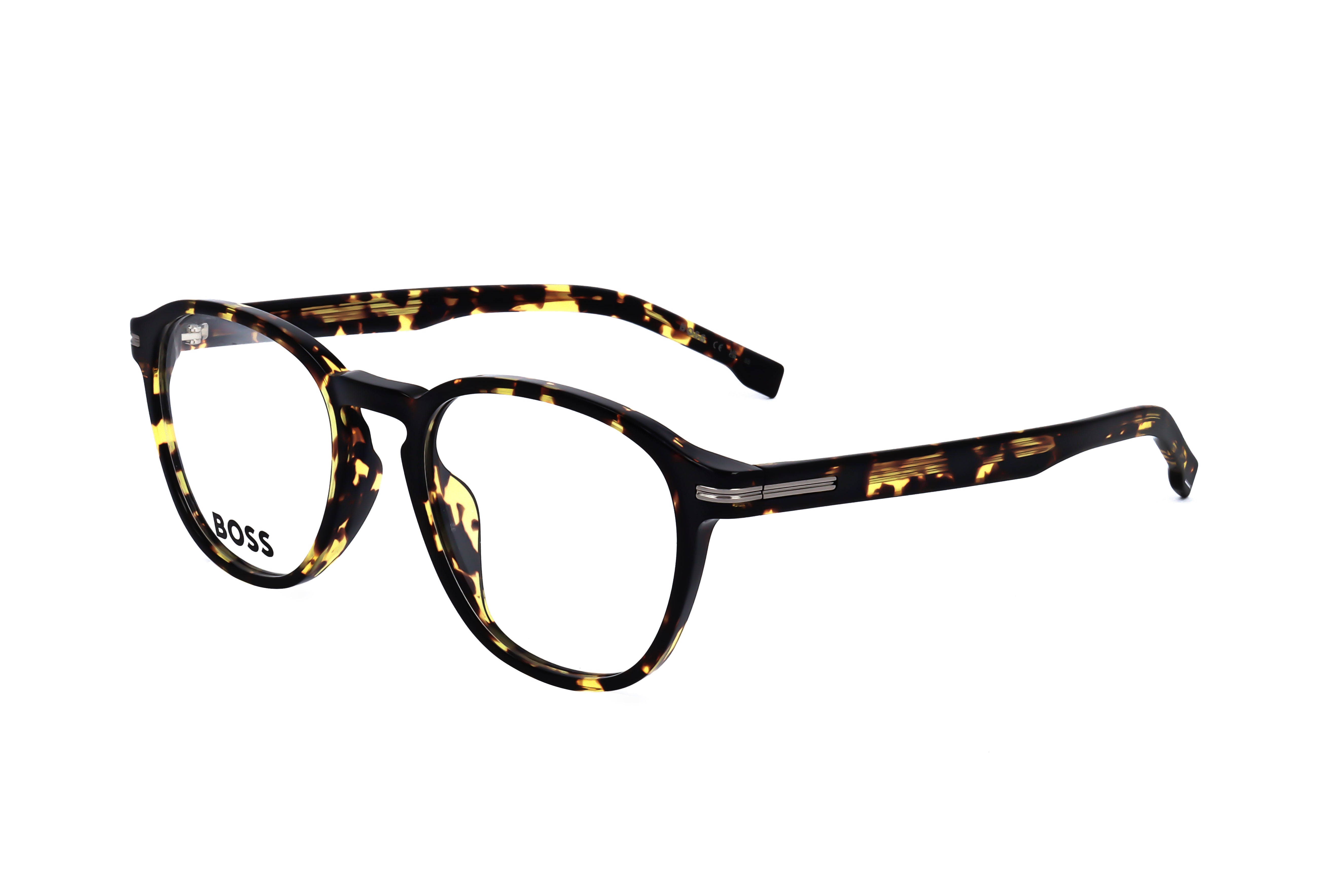 Hugo Boss Men's 51mm Dark Havana White Grey Brown Eyeglasses BOSS1509-G-1QI-51