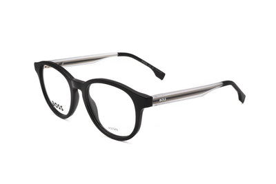 Hugo Boss Men's 48 mm Black Crystal Eyeglasses BOSS1548-7C5-48