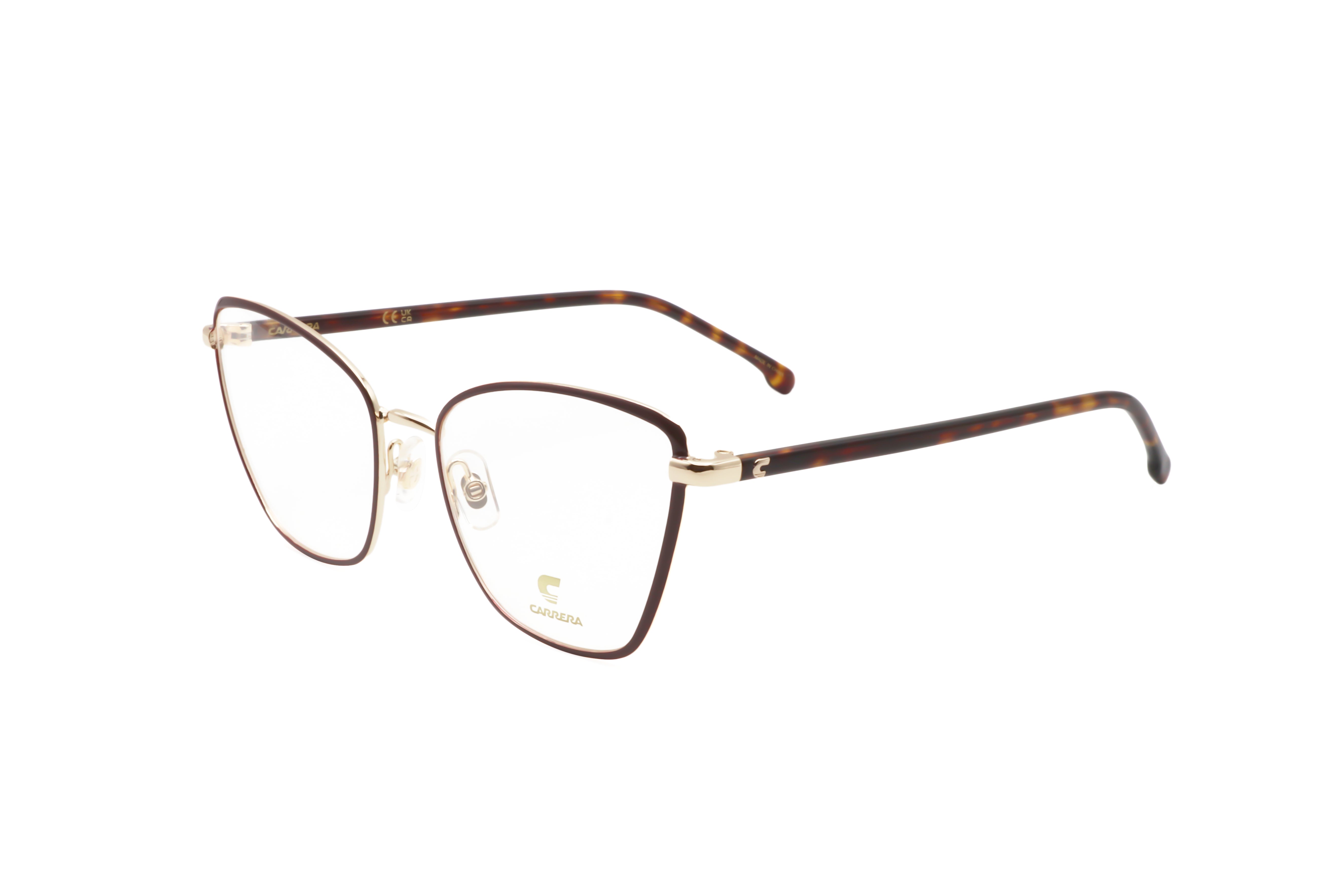 Carrera Women's 54mm Matte Burgundy Gold Eyeglasses CARRERA3039-E28-54