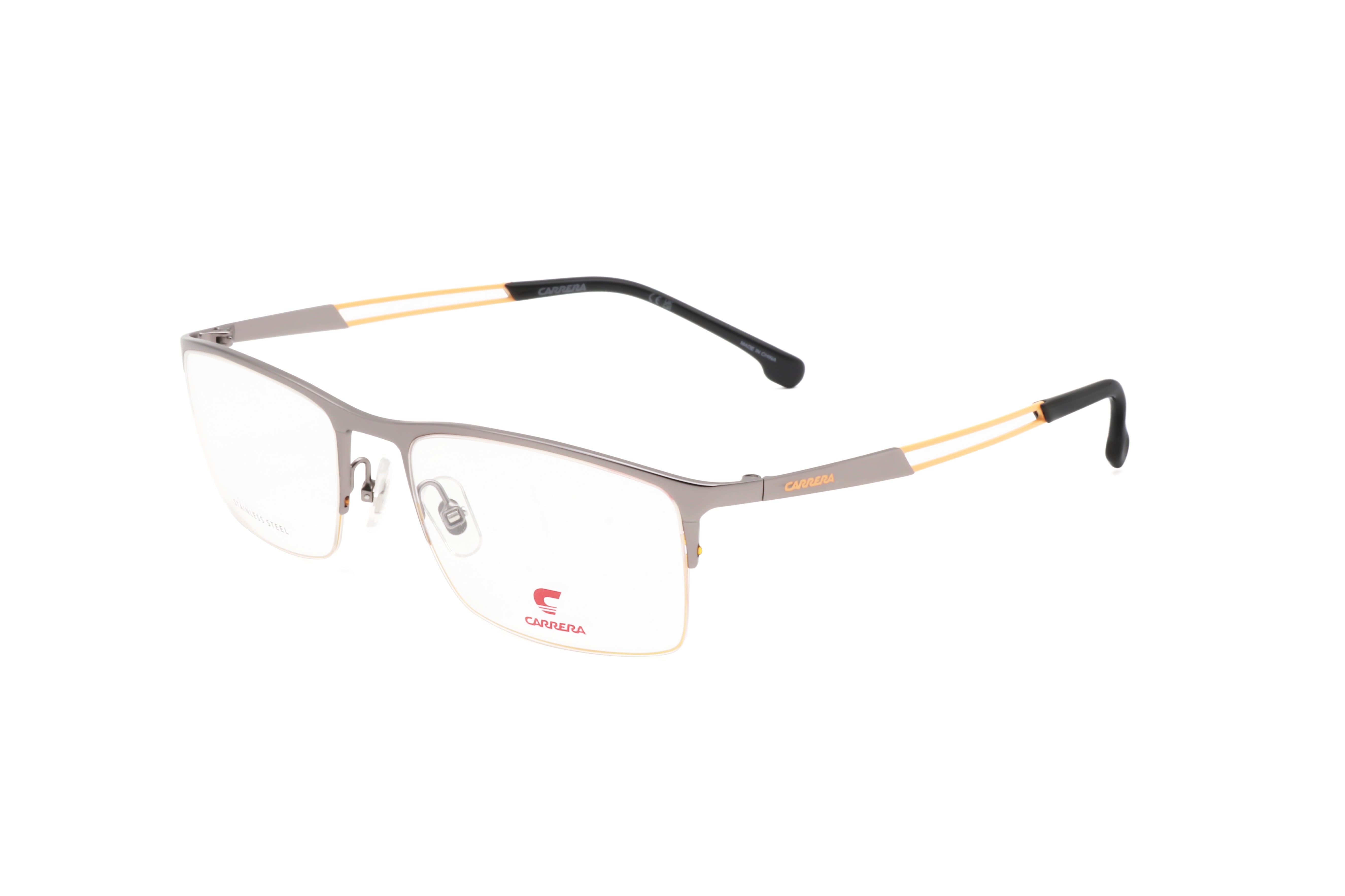 Carrera Men's 55mm Matte Dark Ruthenium Orange Eyeglasses CARRERA8899-7ZL-55