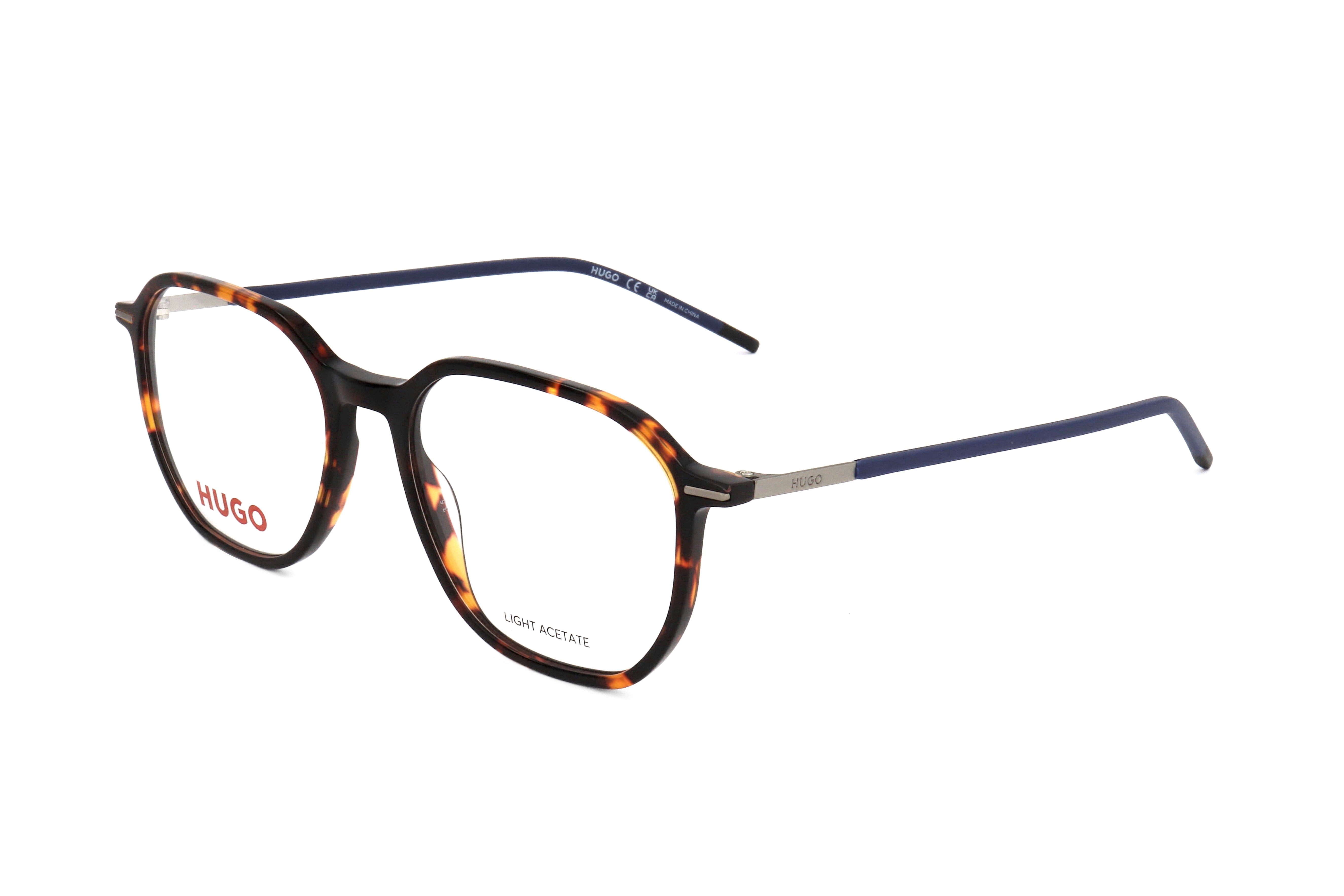 Hugo Boss Men's 52mm Havana Blue Eyeglasses HG1272-IPR-52