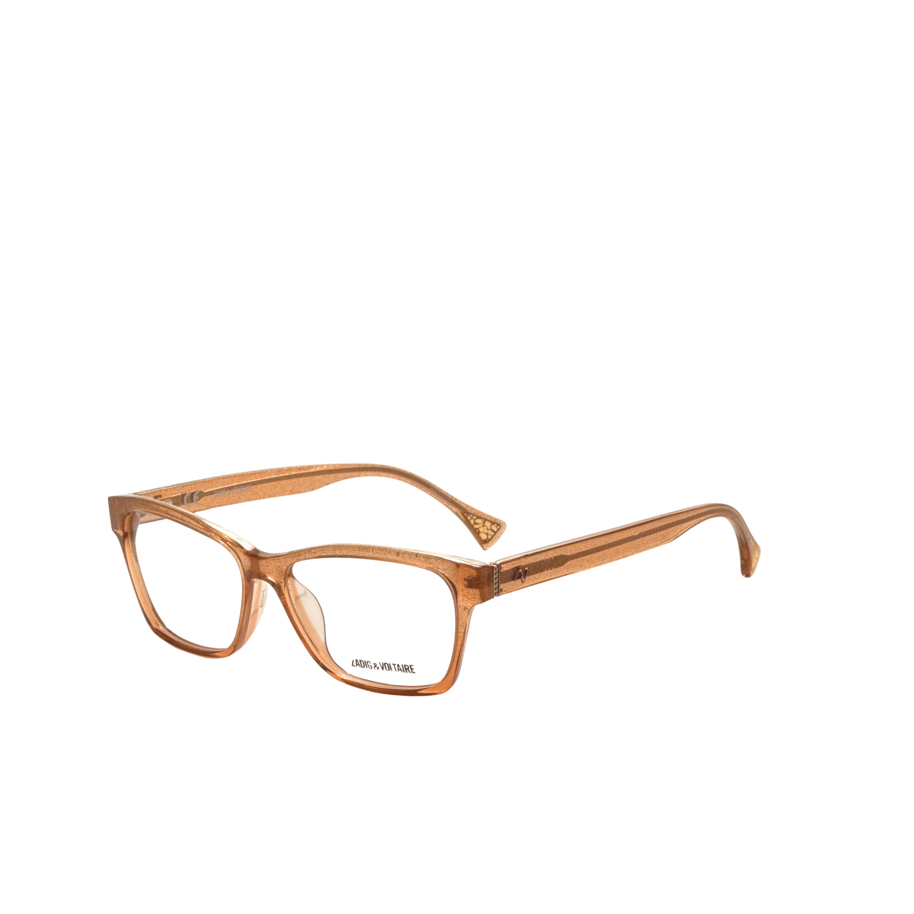 Zadig & Voltaire Unisex 54 mm Rose Eyeglasses VZV012-540GFC