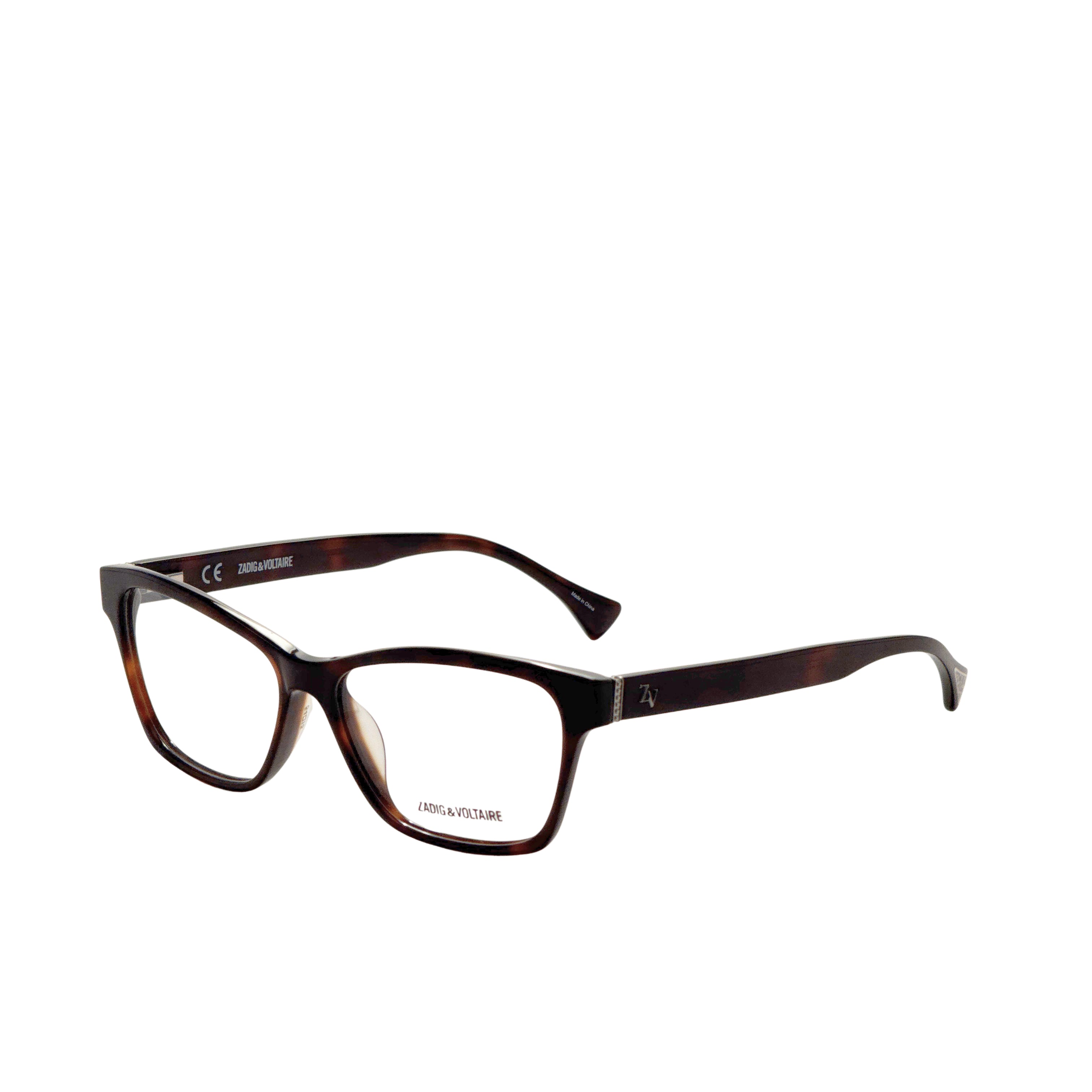 Zadig & Voltaire Unisex 54 mm Brown Eyeglasses VZV012-5401AY