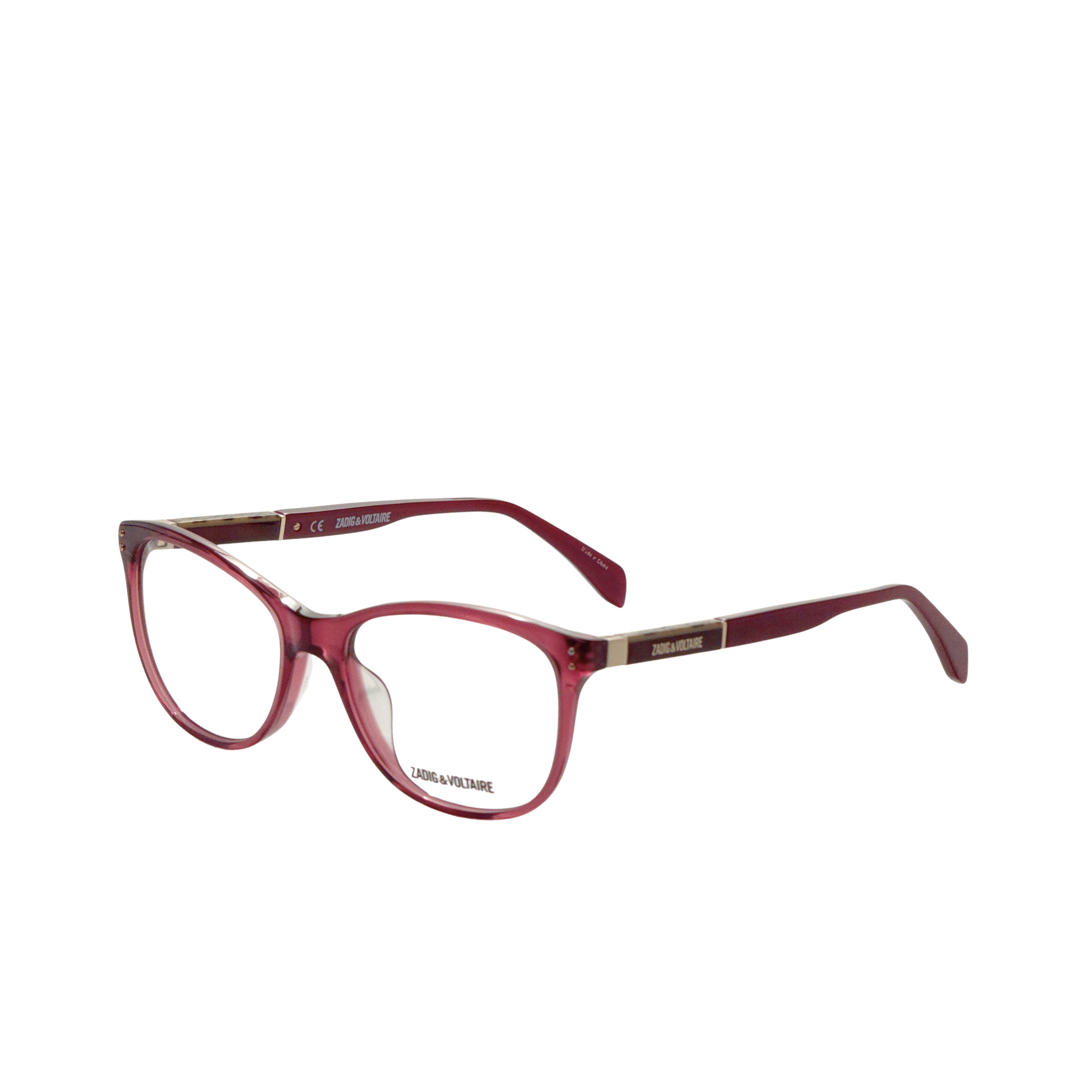 Zadig & Voltaire Women's 52 mm Burgundy Eyeglasses VZV158V-520W48