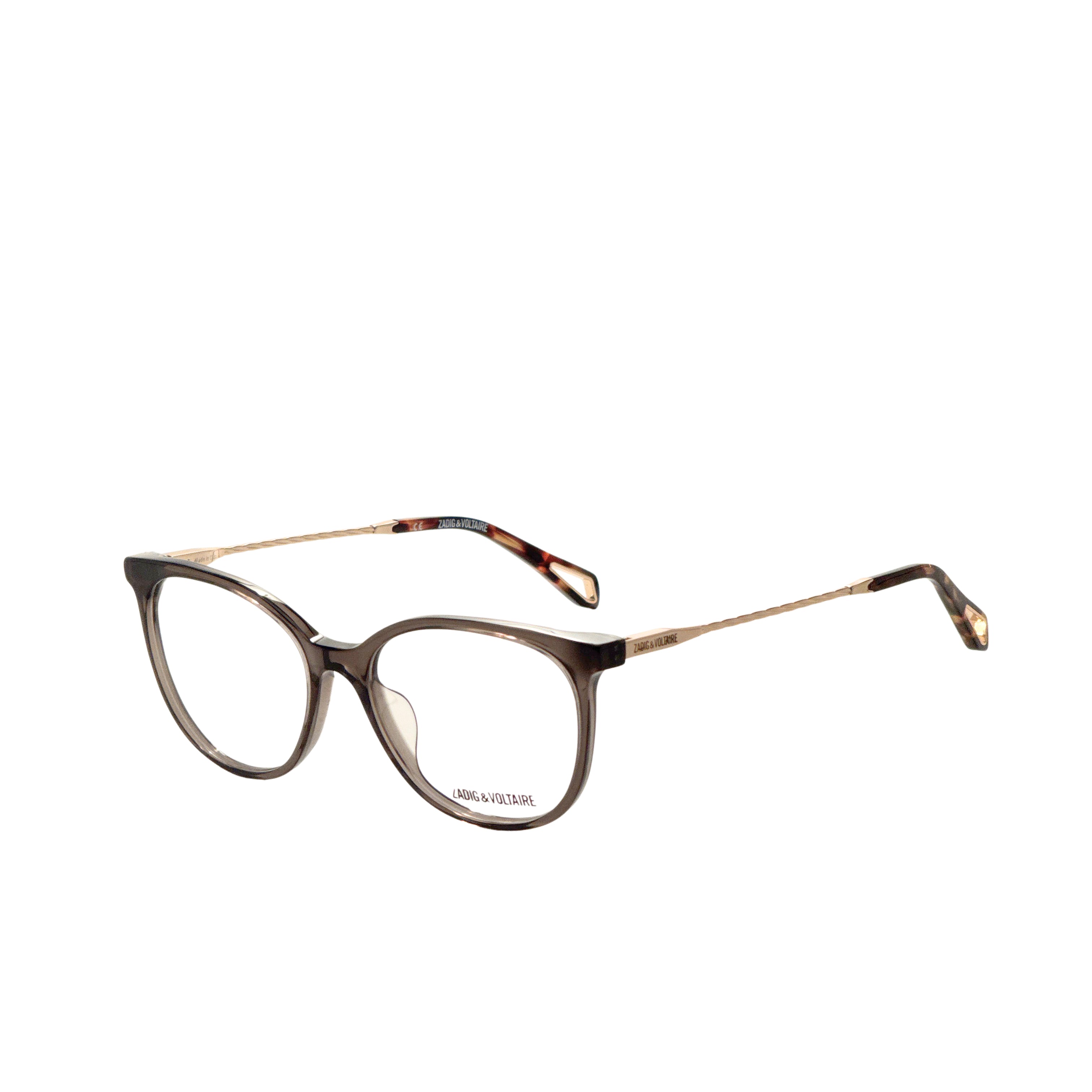 Zadig & Voltaire Women's 52 mm Transparent Grey Eyeglasses VZV288-5206S8
