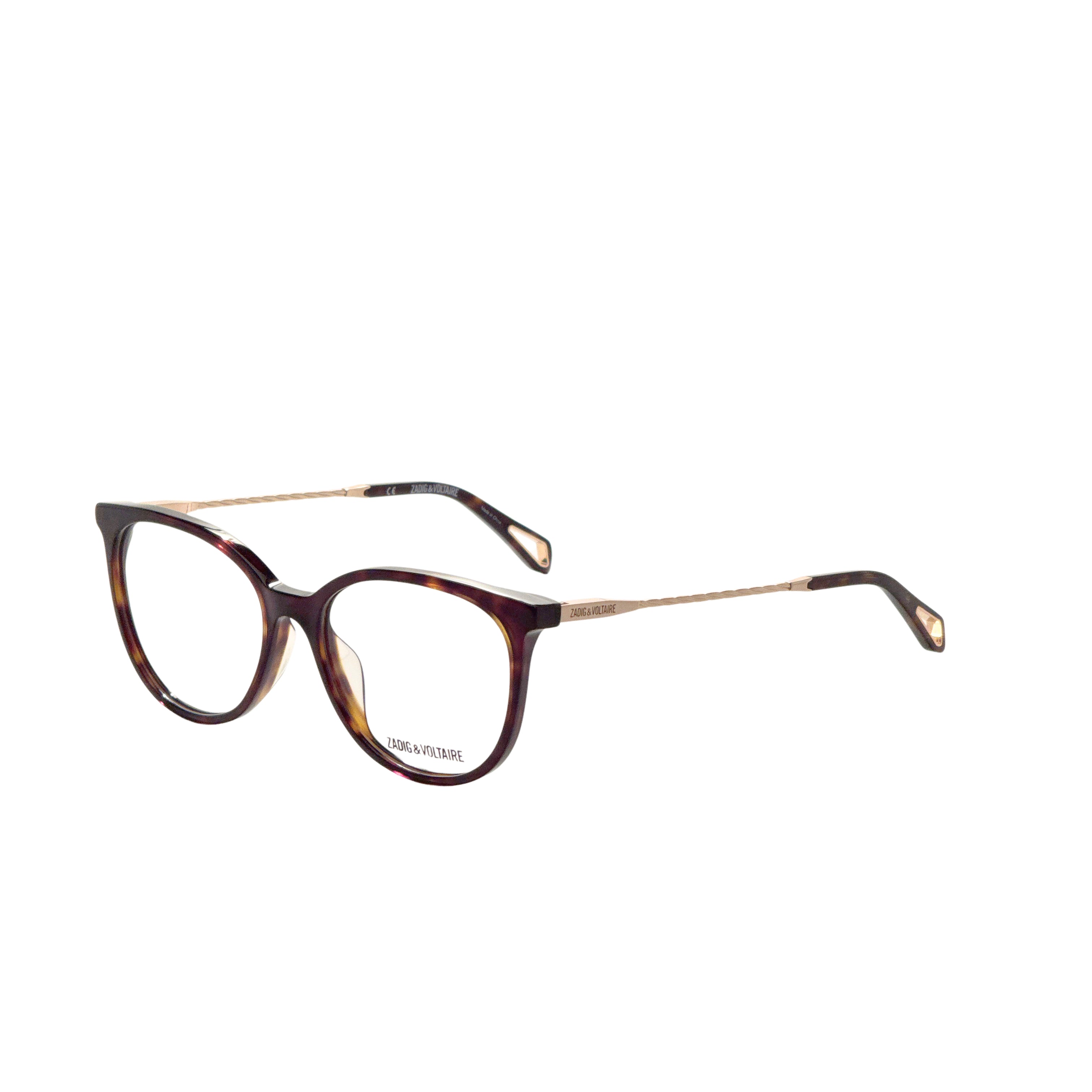 Zadig & Voltaire Women's 52 mm Dark Havana Eyeglasses VZV288-520722