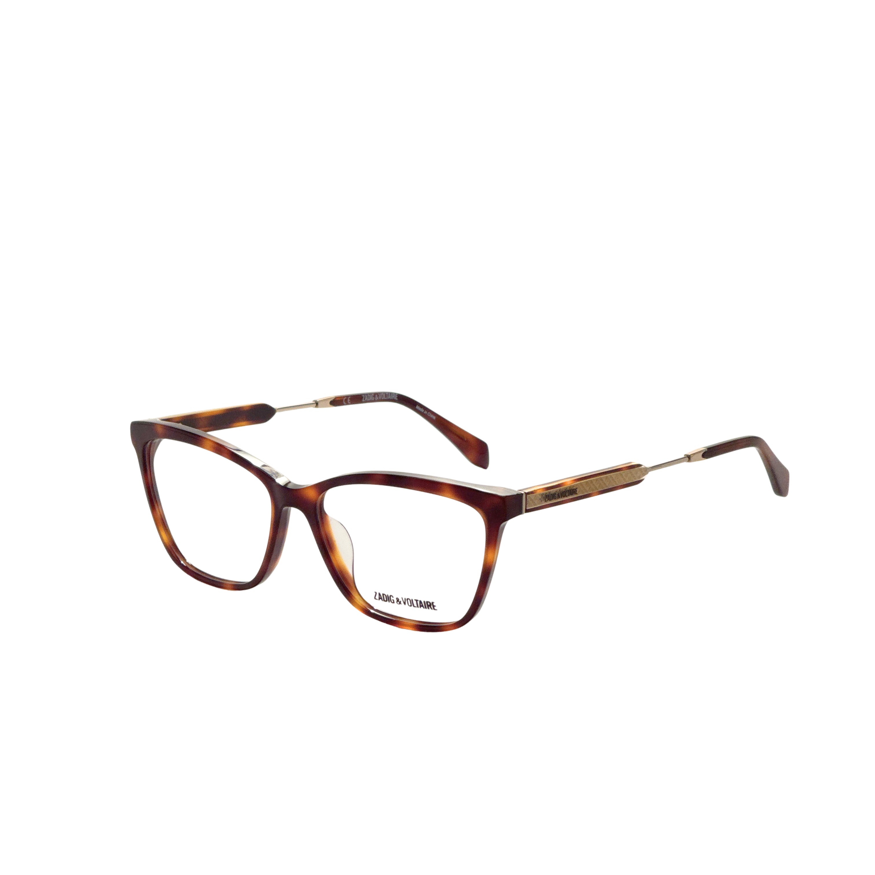 Zadig & Voltaire Women's 55 mm Dark Havana Eyeglasses VZV342-550752