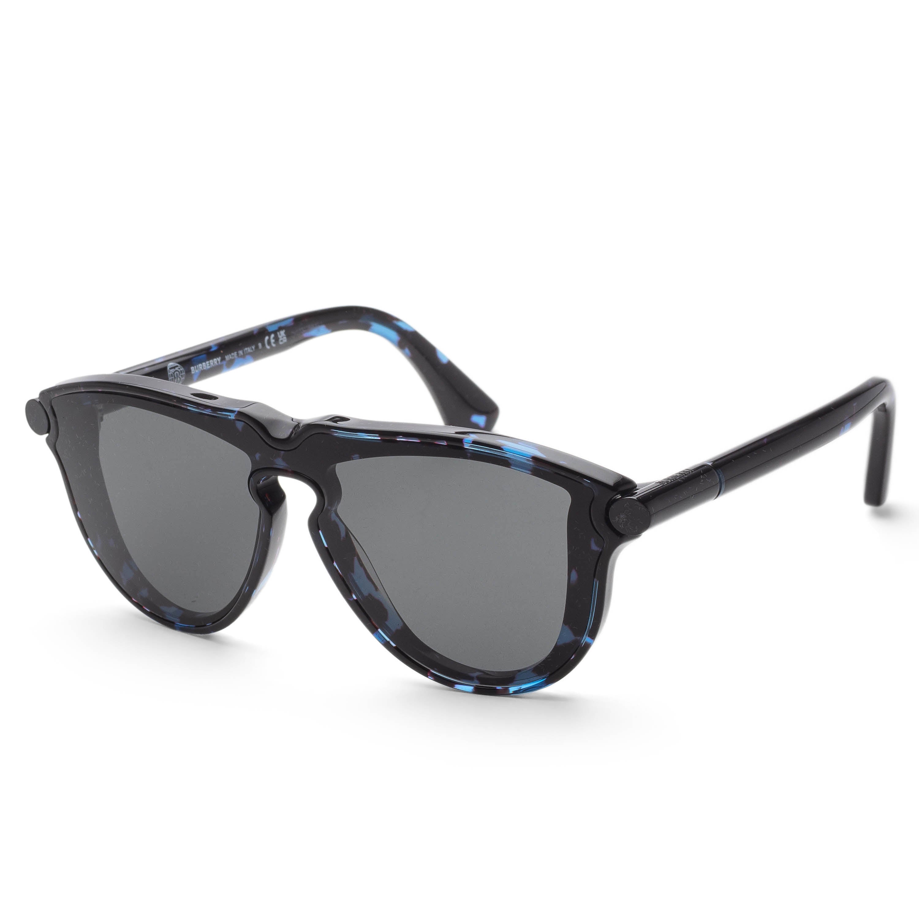 Burberry Men's 36mm Blue Havana Sunglasses BE4427-411187-36