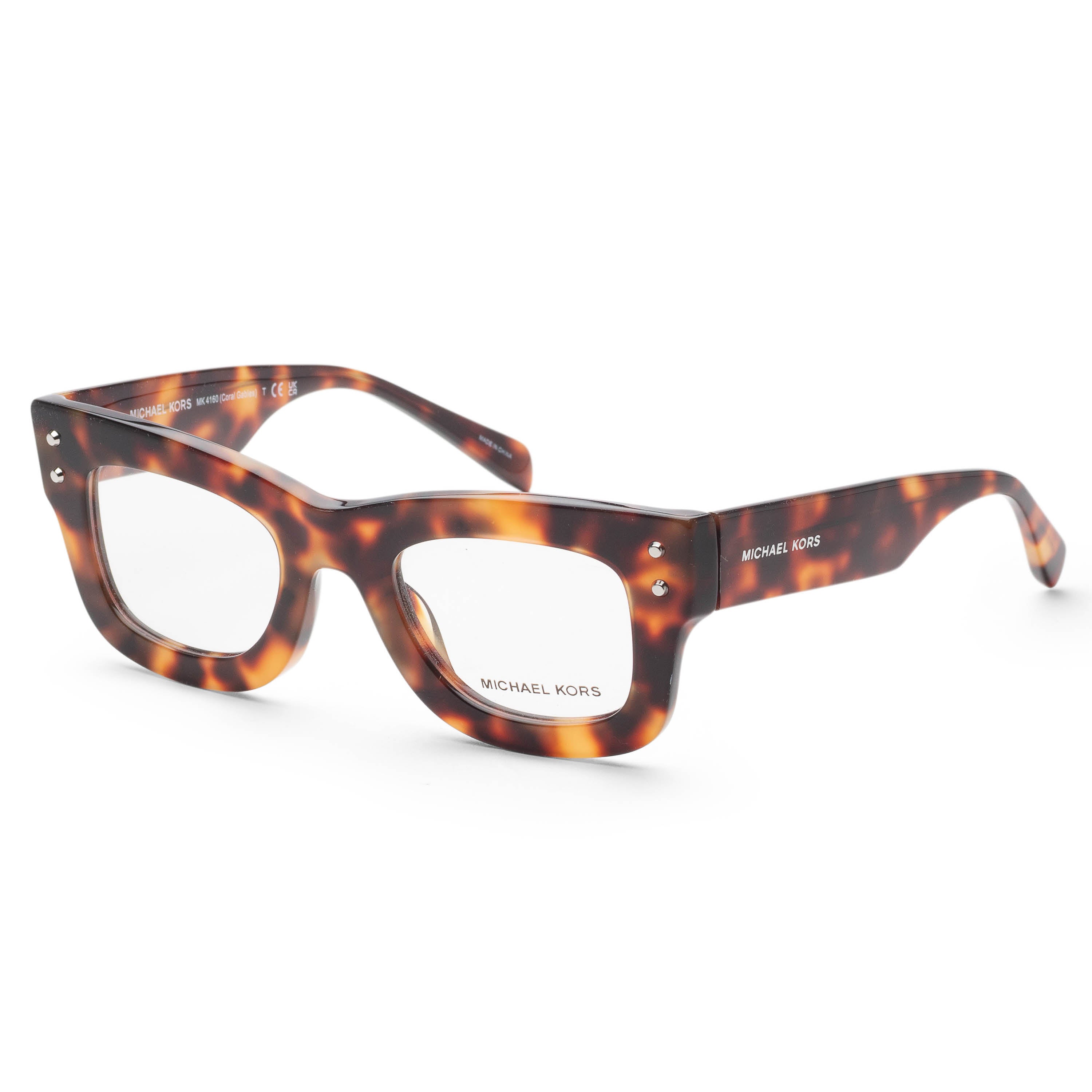 Michael Kors Women's 47mm Saddle Tortoise Eyeglasses MK4160-3904-47