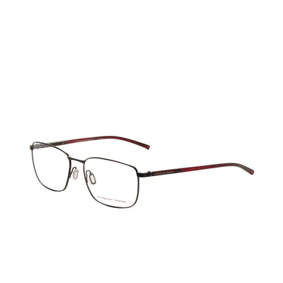 Porsche Design Men's 53mm Black and Red Eyeglasses P8368-56A000