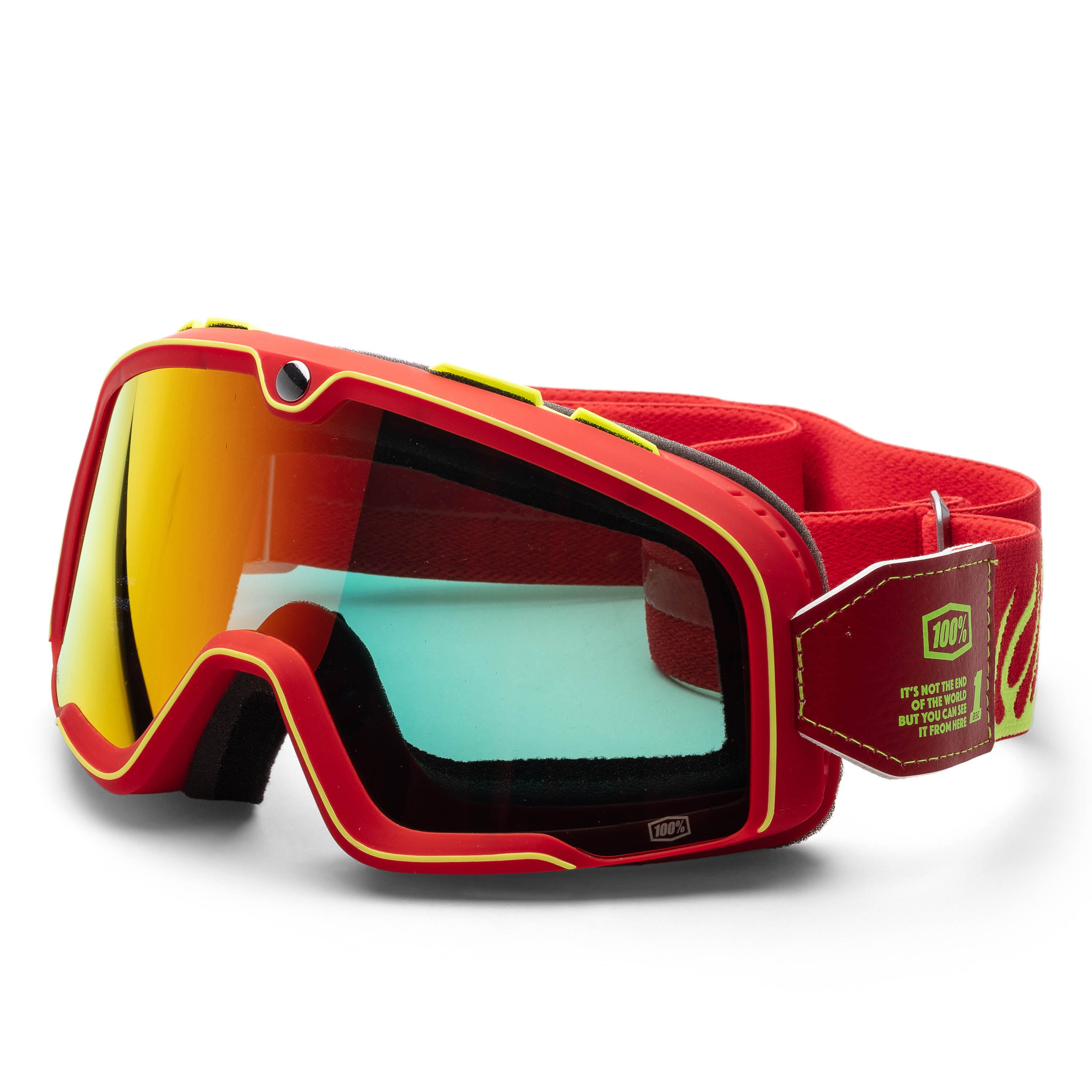 100 Percent Unisex Barstow 99mm Red Sunglasses 50000-00011