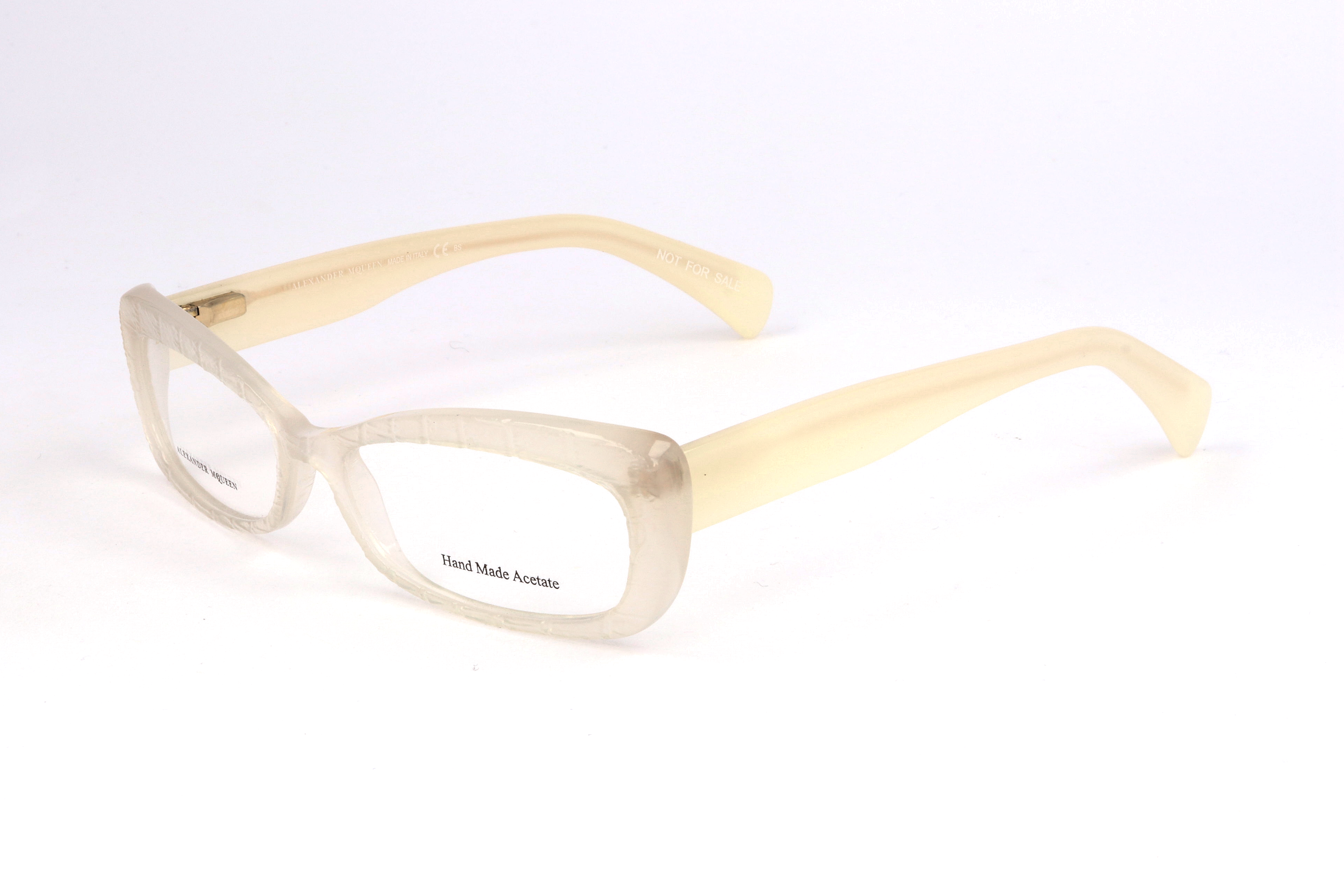 Alexander McQueen Women's 52mm Milky Off White Eyeglasses AMQ-4203-K6V-52