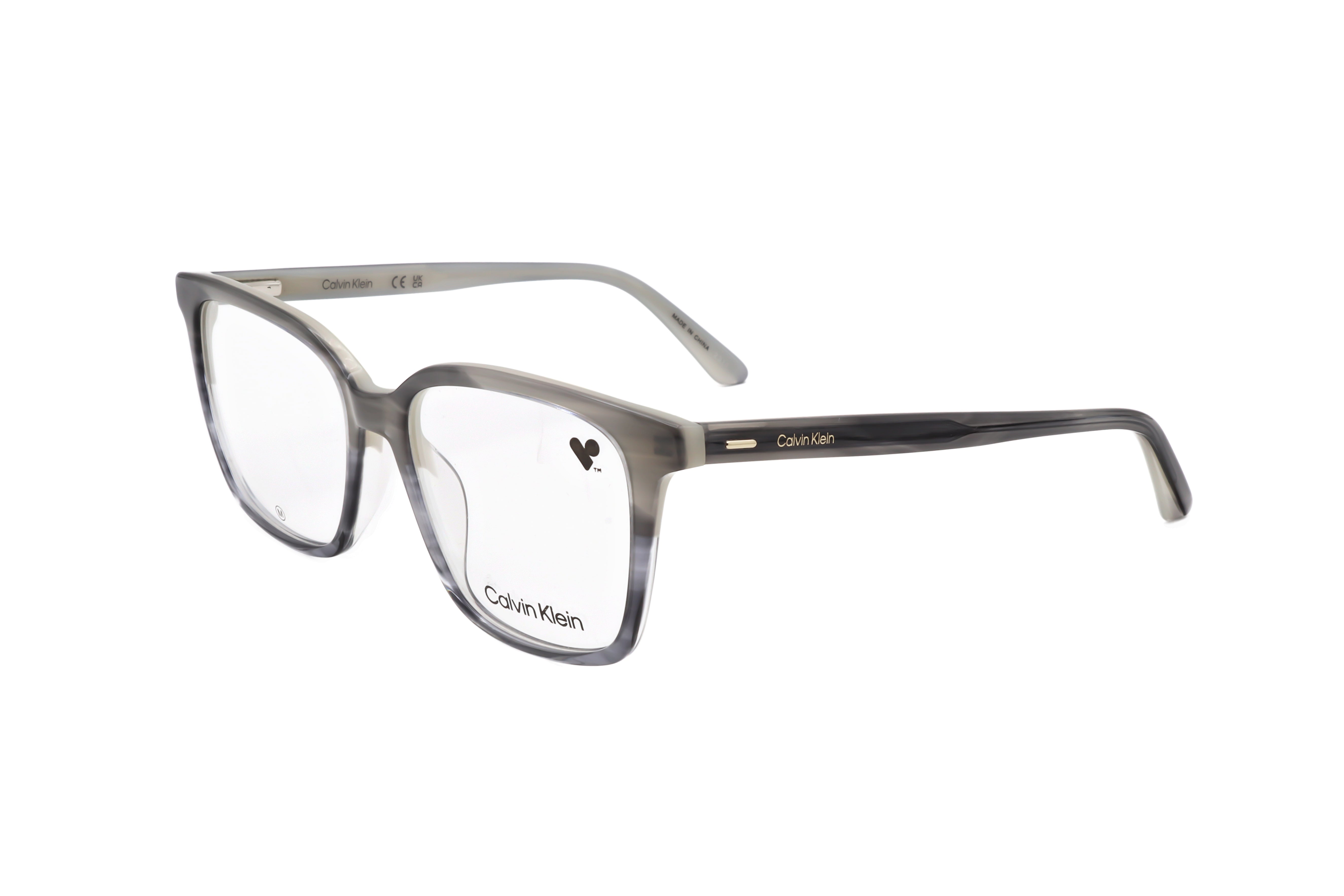 Calvin Klein Women's 99mm Striped Grey Eyeglasses CK22540-023-0