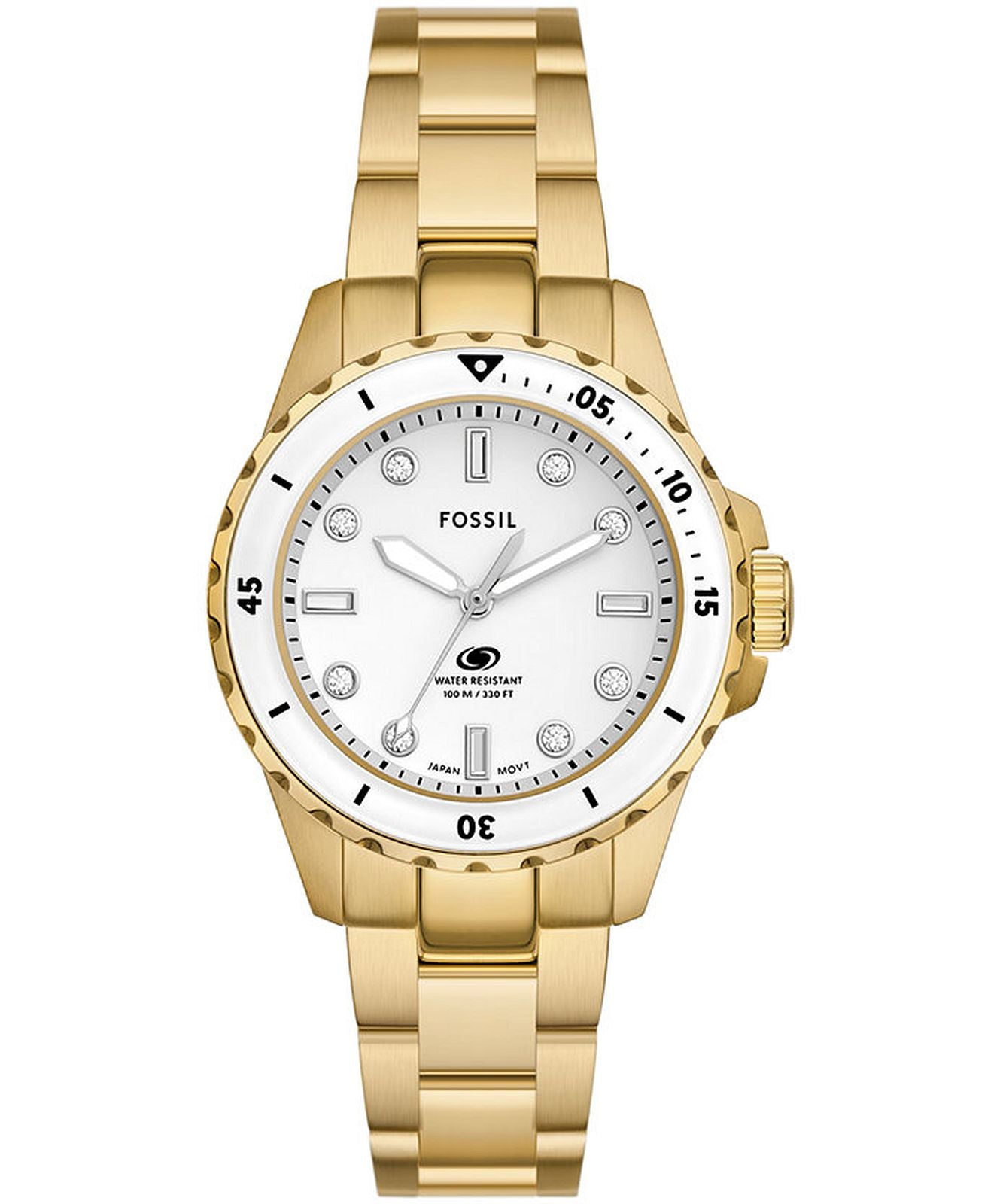Fossil Women's Blue Dive 36mm Quartz Watch ES5350