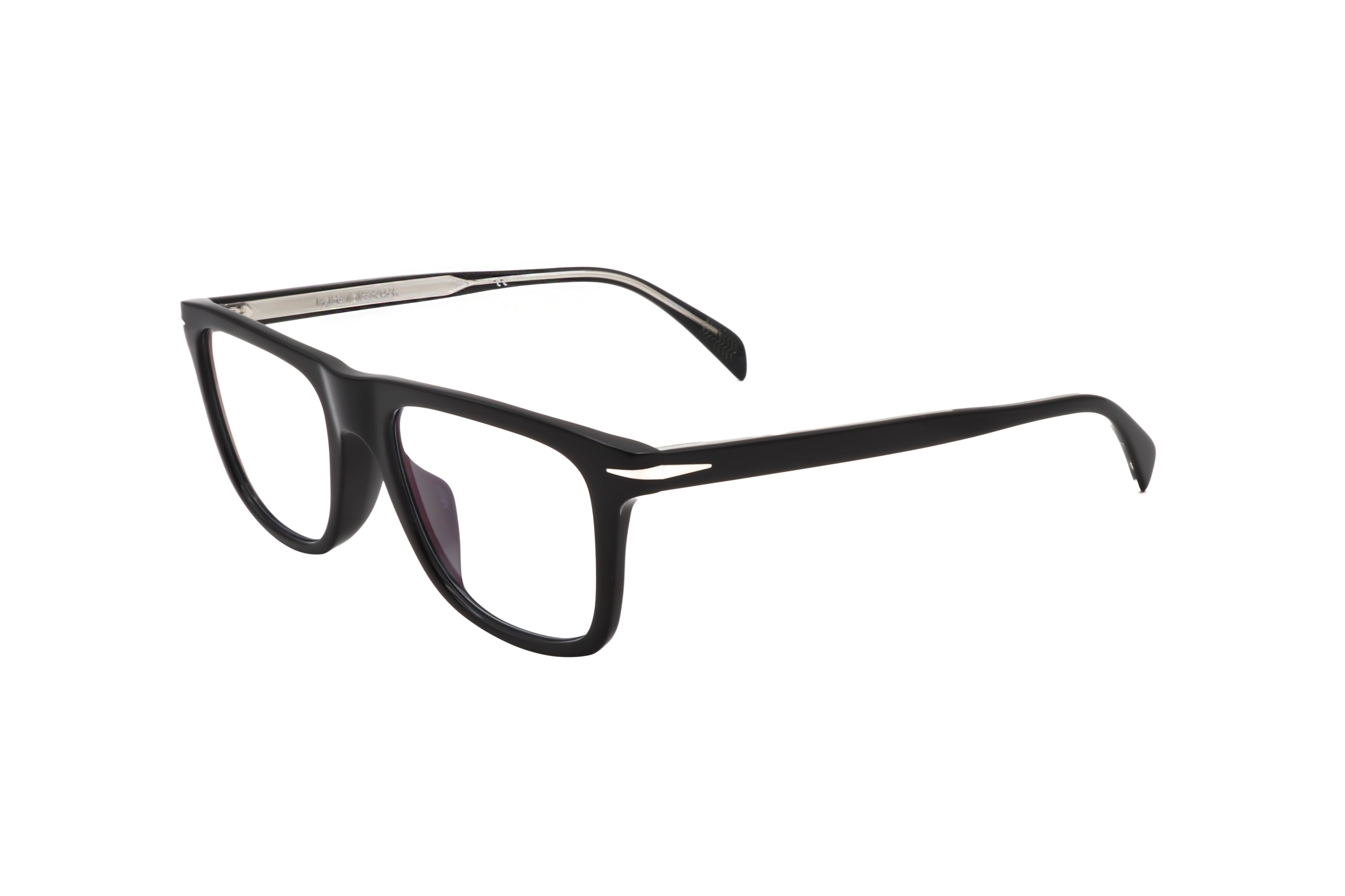David Beckham Men's 53mm Black Silver Sunglasses DB7061-F-BB-BSC-53