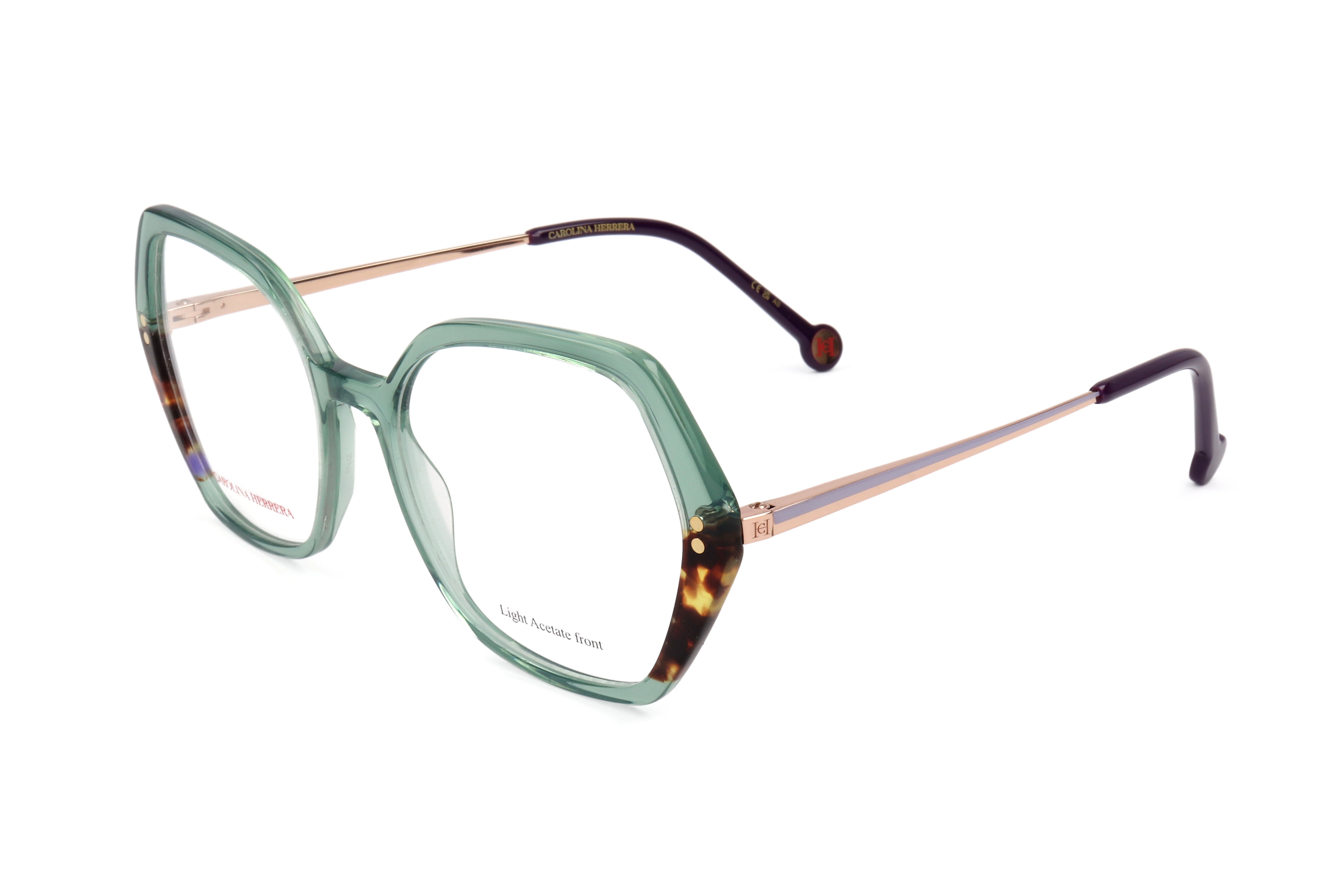 Carolina Herrera Women's 53mm Green Havana Eyeglasses HER0205-XGW-53
