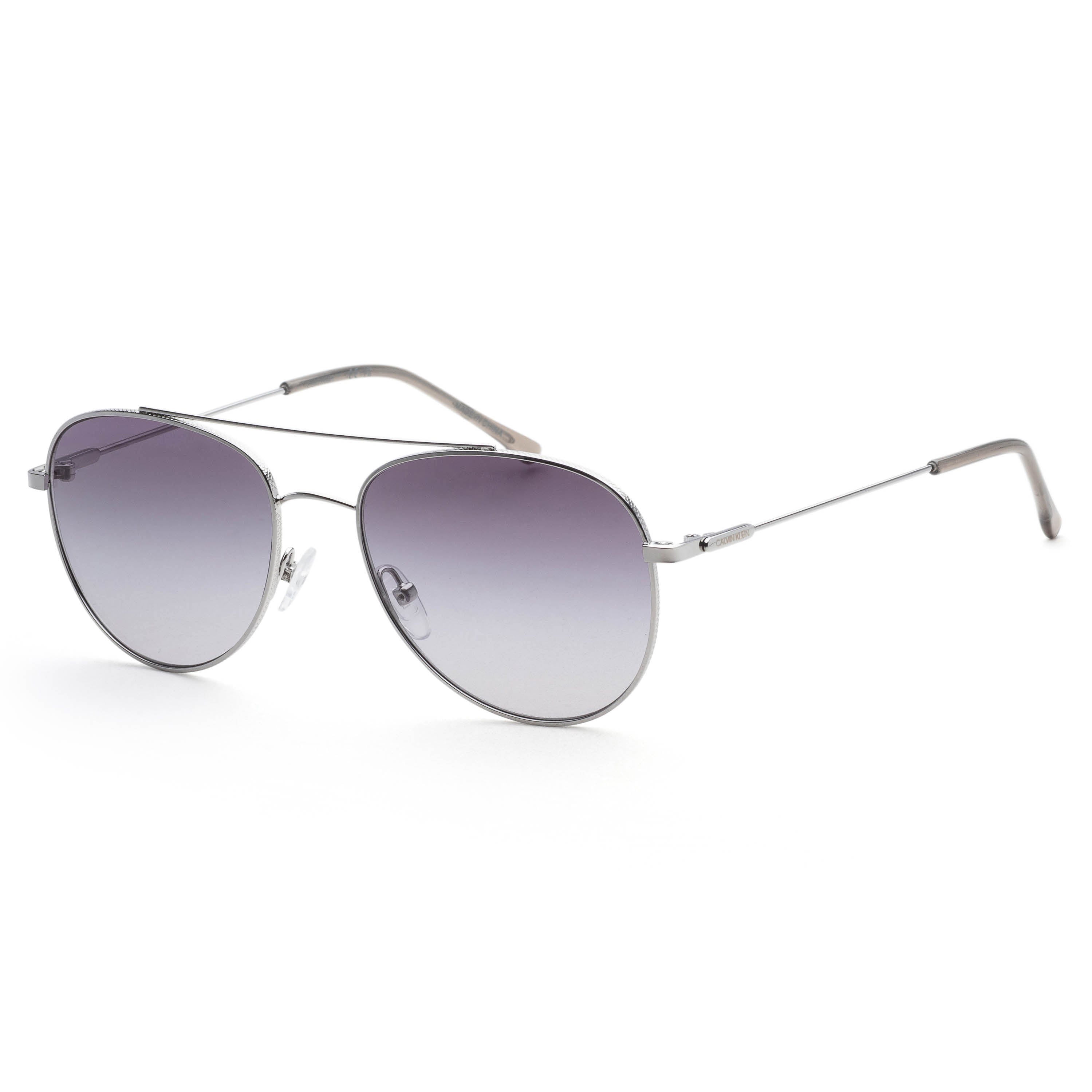 Calvin Klein Men's 55mm Silver Sunglasses CK20120SN-045
