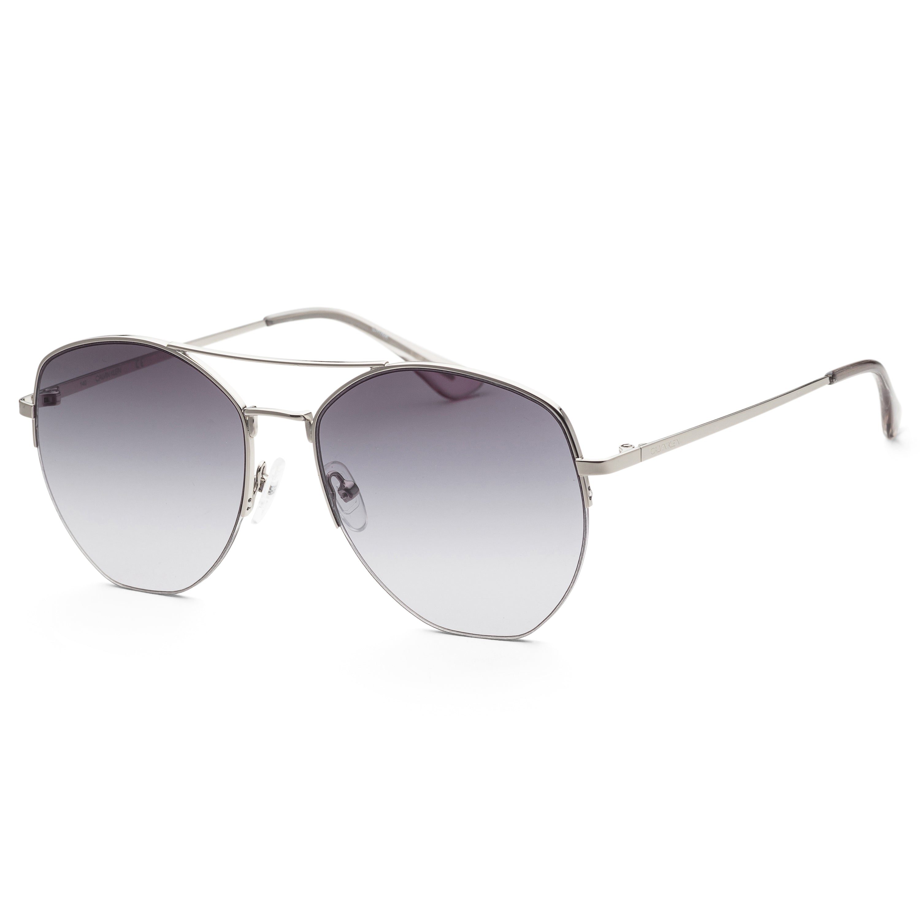 Calvin Klein Men's 57mm Silver Sunglasses CK20121SN-045