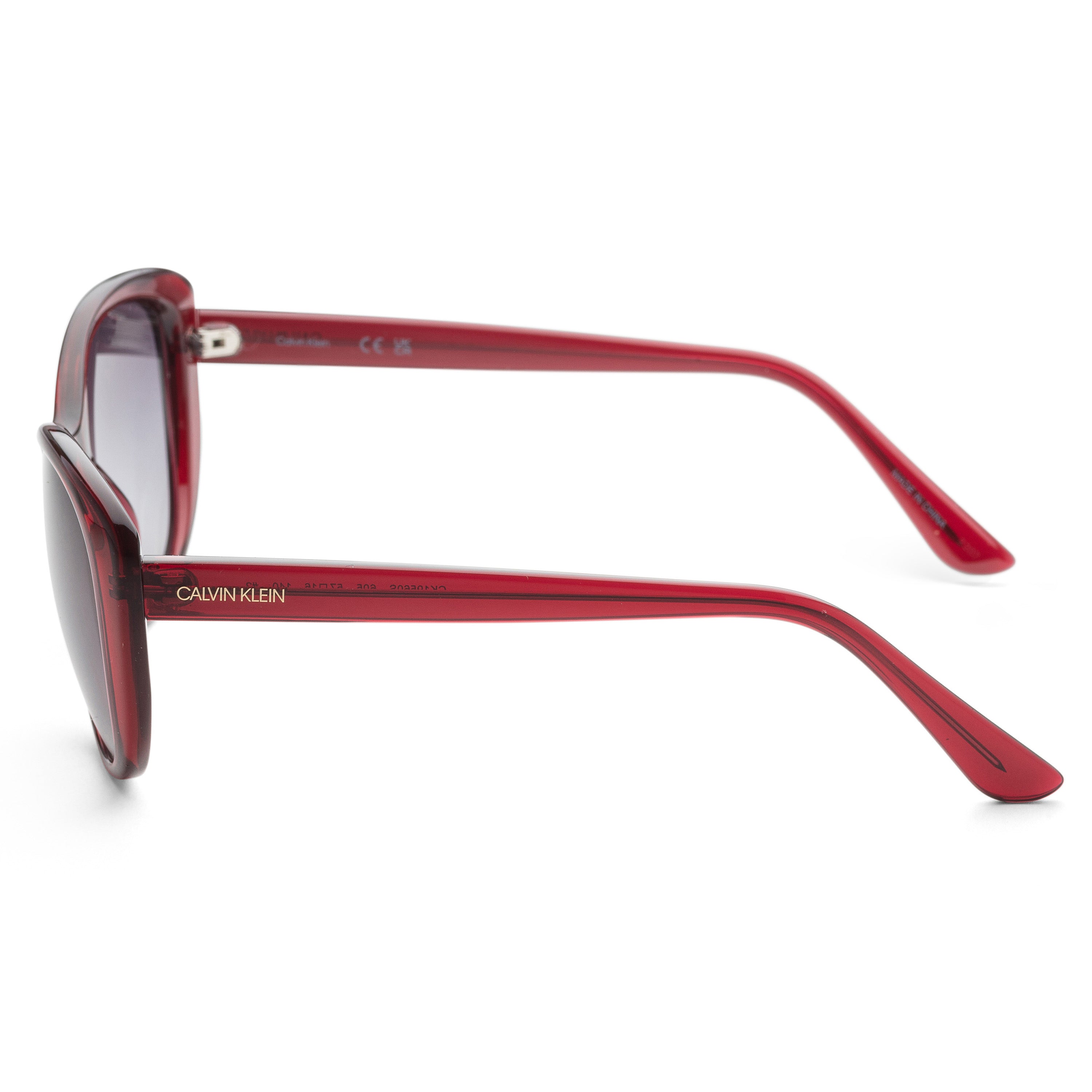Calvin Klein Women's 57mm Milky Burgundy Sunglasses CK19560SN-605