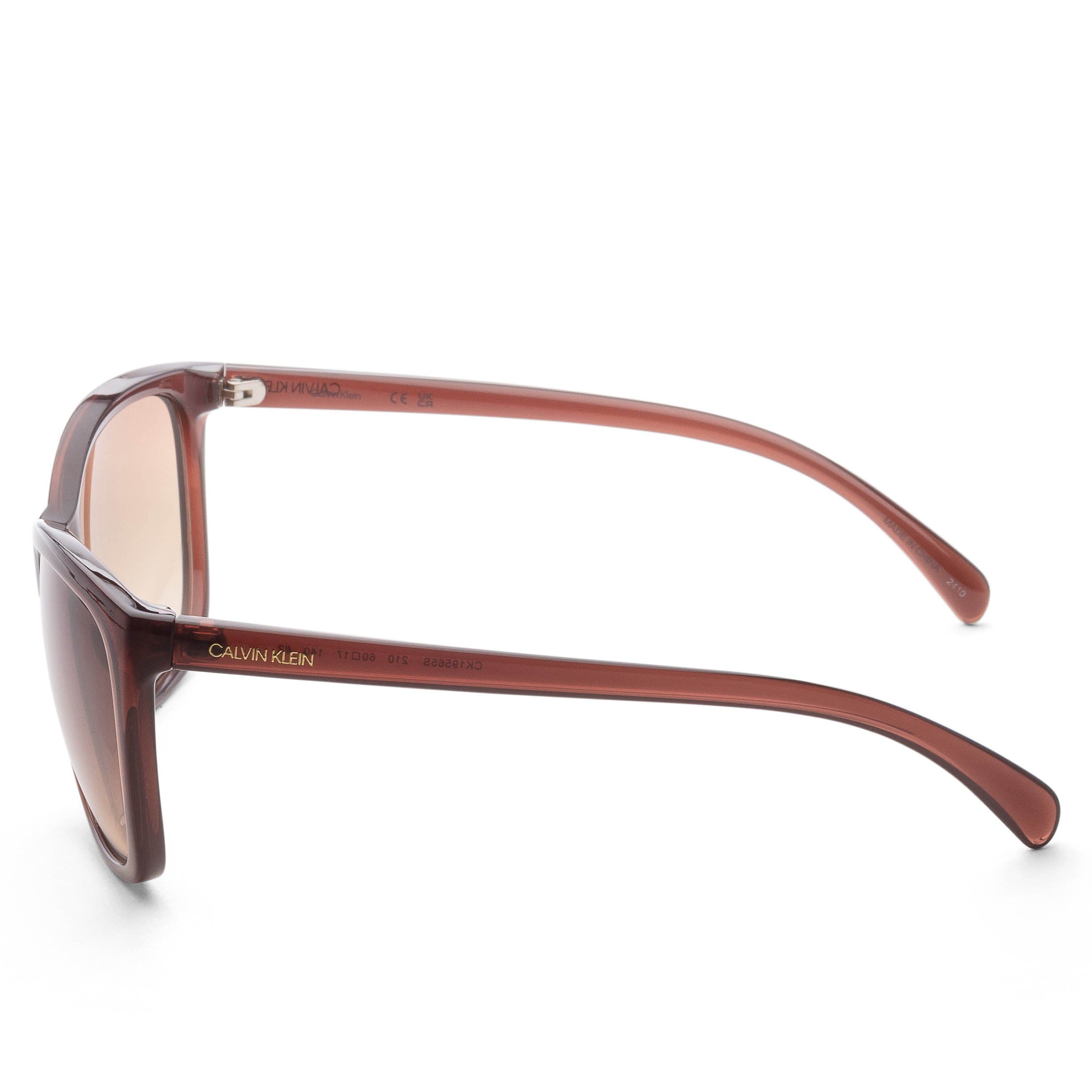 Calvin Klein Women's 60mm Milky Brown Sunglasses CK19565SN-210