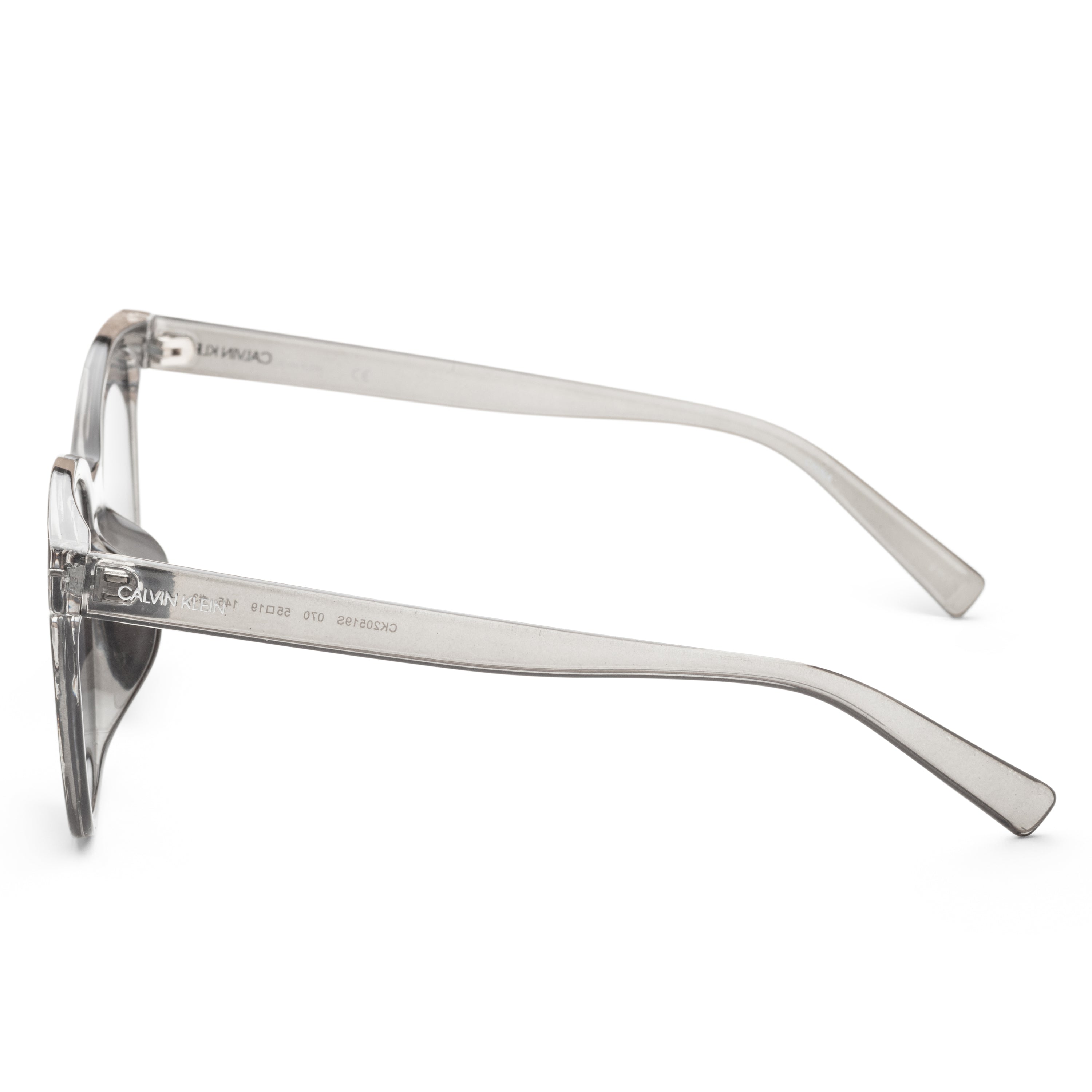 Calvin Klein Men's 55mm Grey Crystal Sunglasses CK20519SN-070
