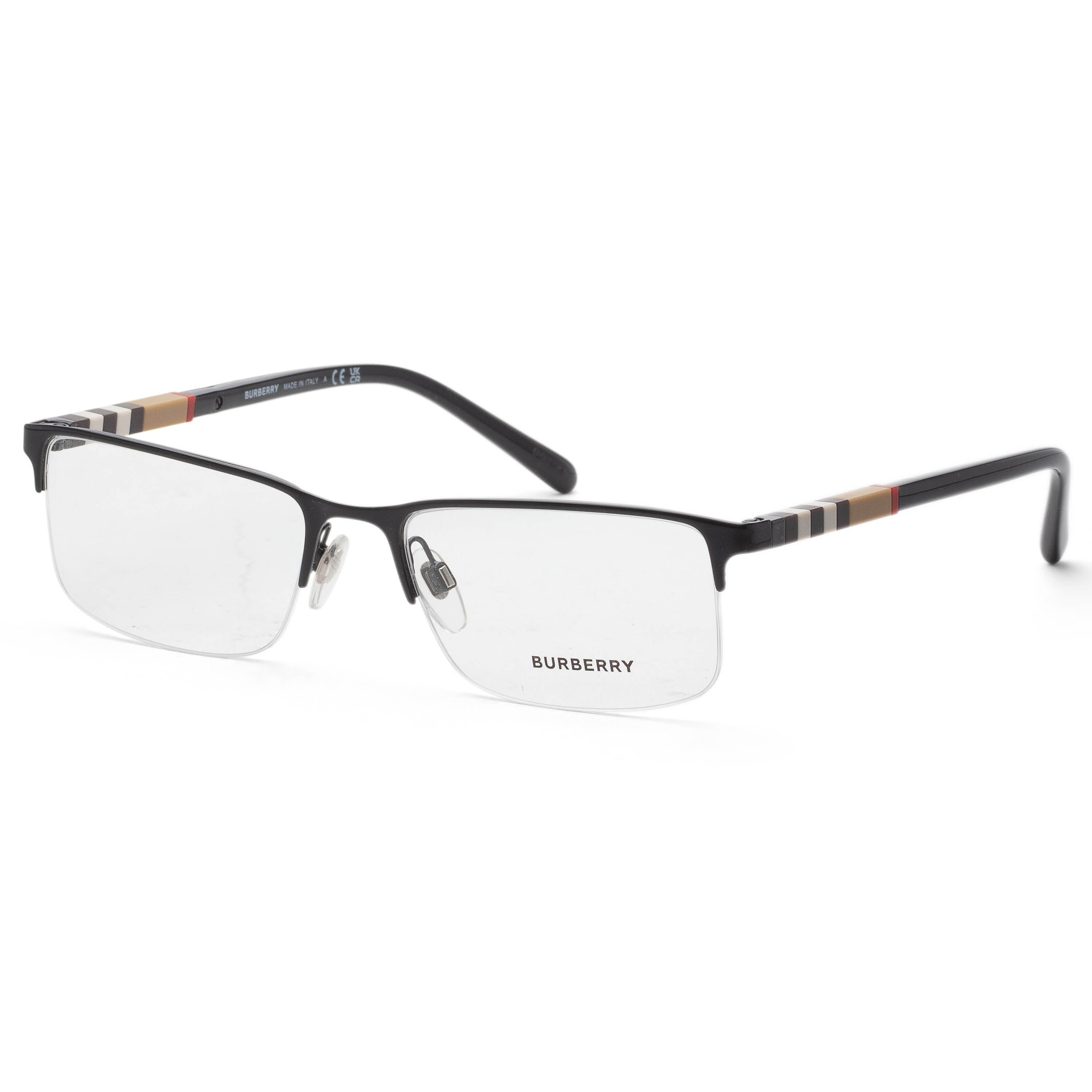 Burberry Men's 55mm Black Eyeglasses BE1282-1001-55
