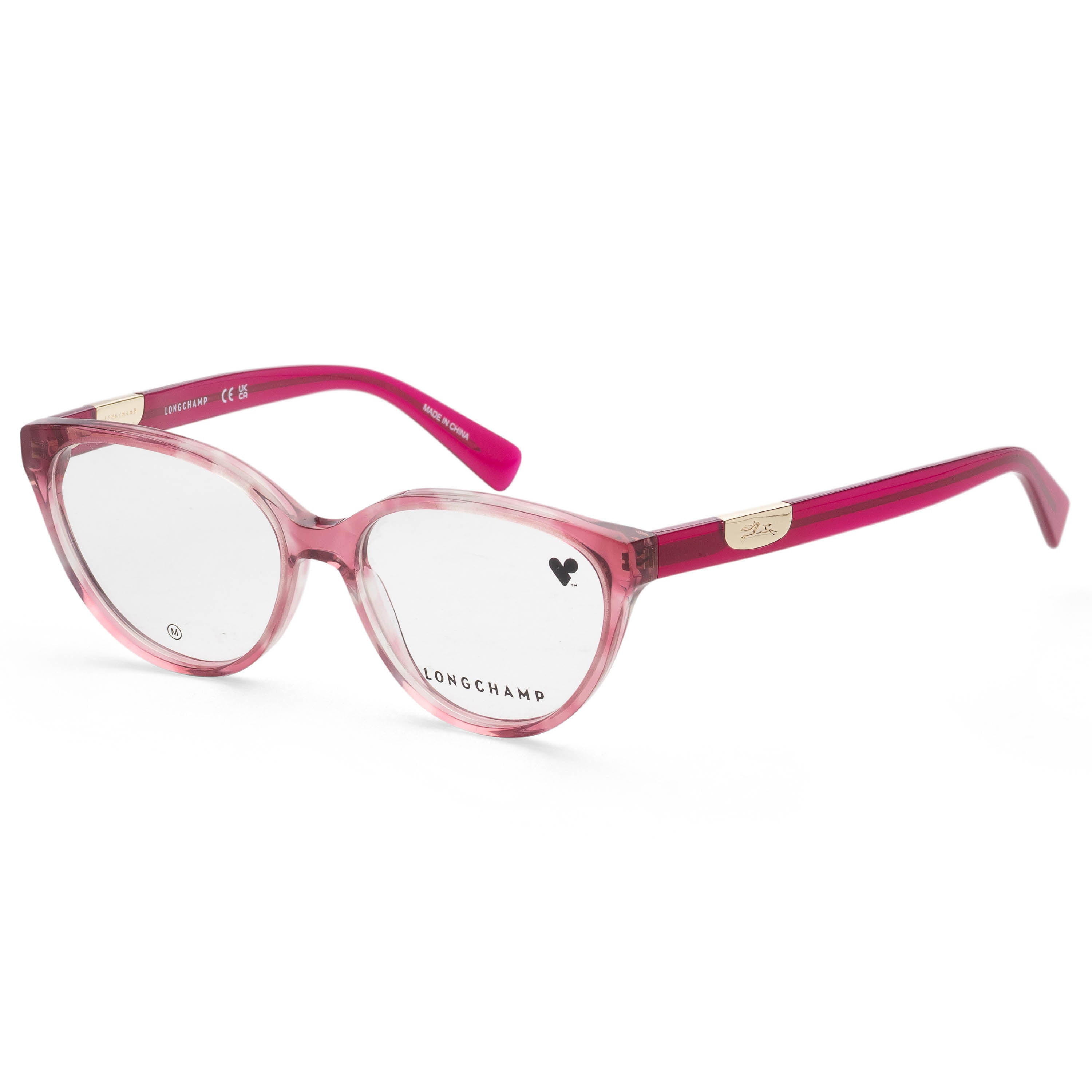 Longchamp Women's 53mm Textured Pink Eyeglasses LO2764-651
